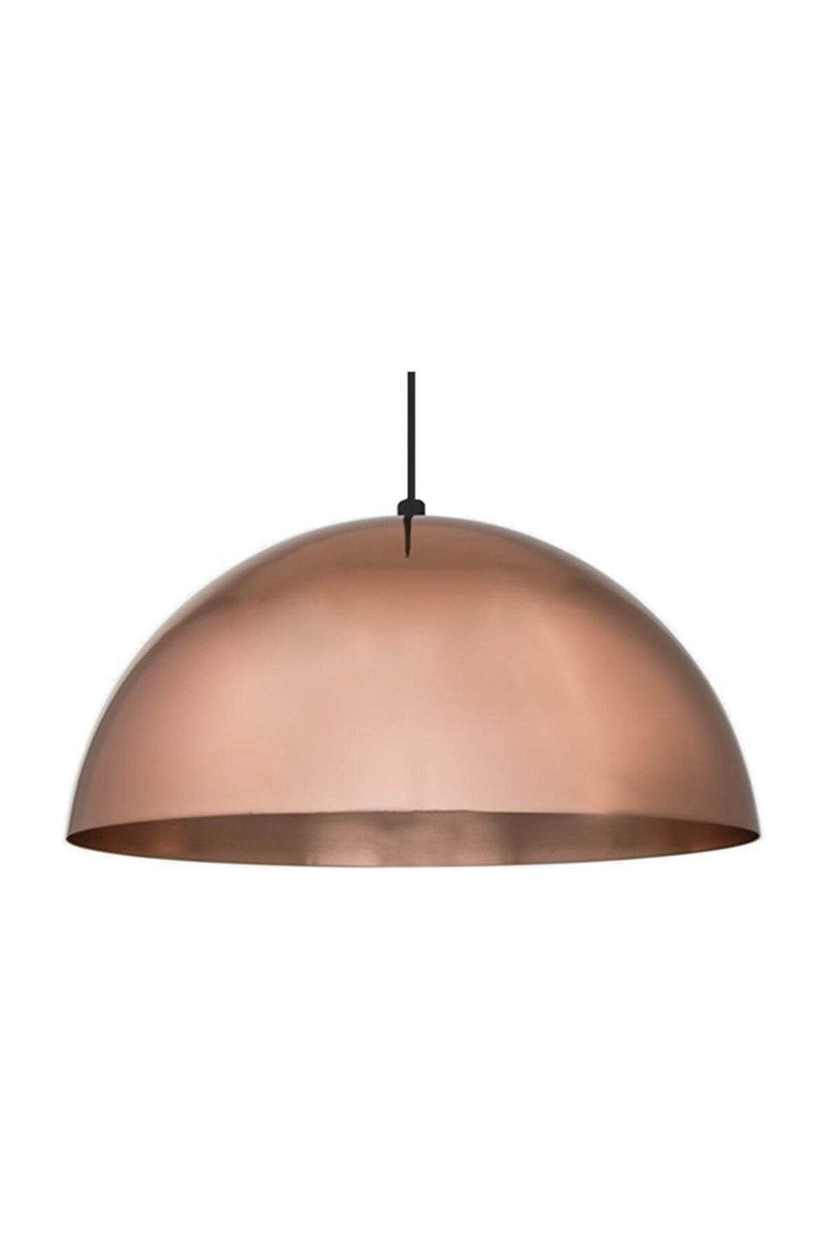 Rsylight Retro Metal Dekoratif Rustik Bakır Tekli Sarkıt Avize Çap 40 cm