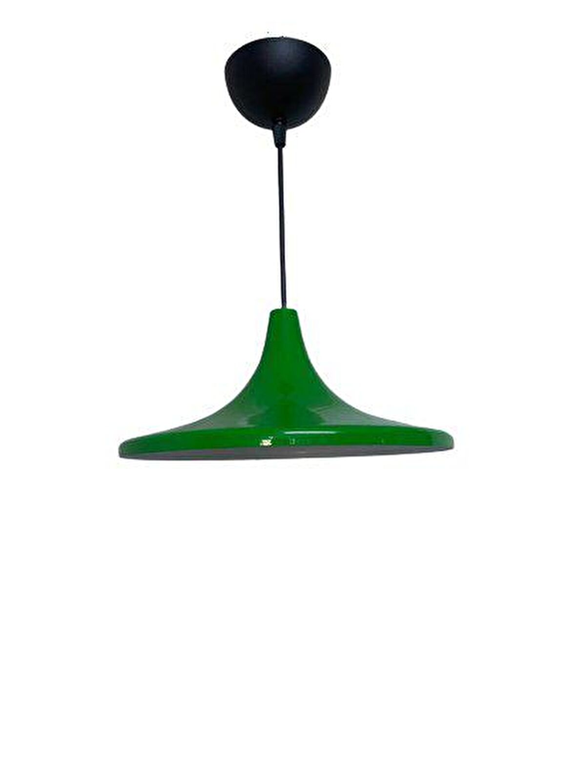 Rsylight Retro Metal Dekoratif Rustik Yeşil Tekli Sarkıt Avize Çap 27 CM