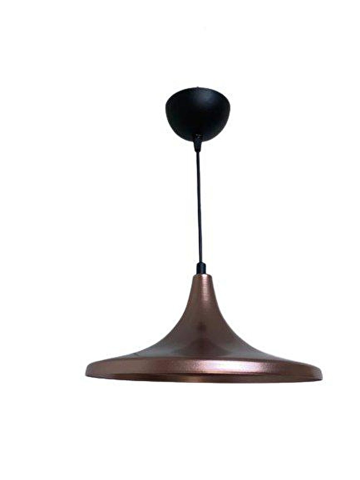 Rsylight Retro Metal Dekoratif Rustik Bakır Tekli Sarkıt Avize Çap 27 CM