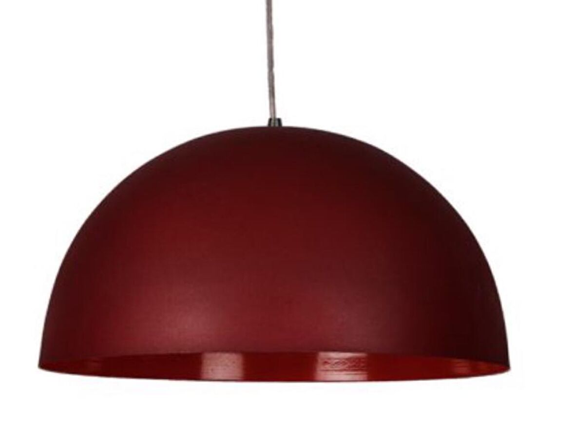  Rsylight Retro Metal Dekoratif Rustik Bordo Tekli Sarkıt Avize Çap 40 cm