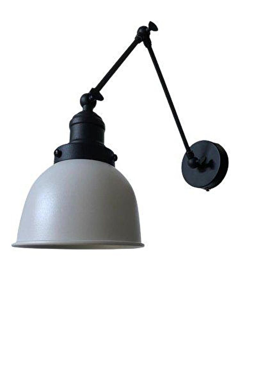 Rsylight Metal Dekoratif İç Mekan Duvar Beyaz Mafsallı Aplik 