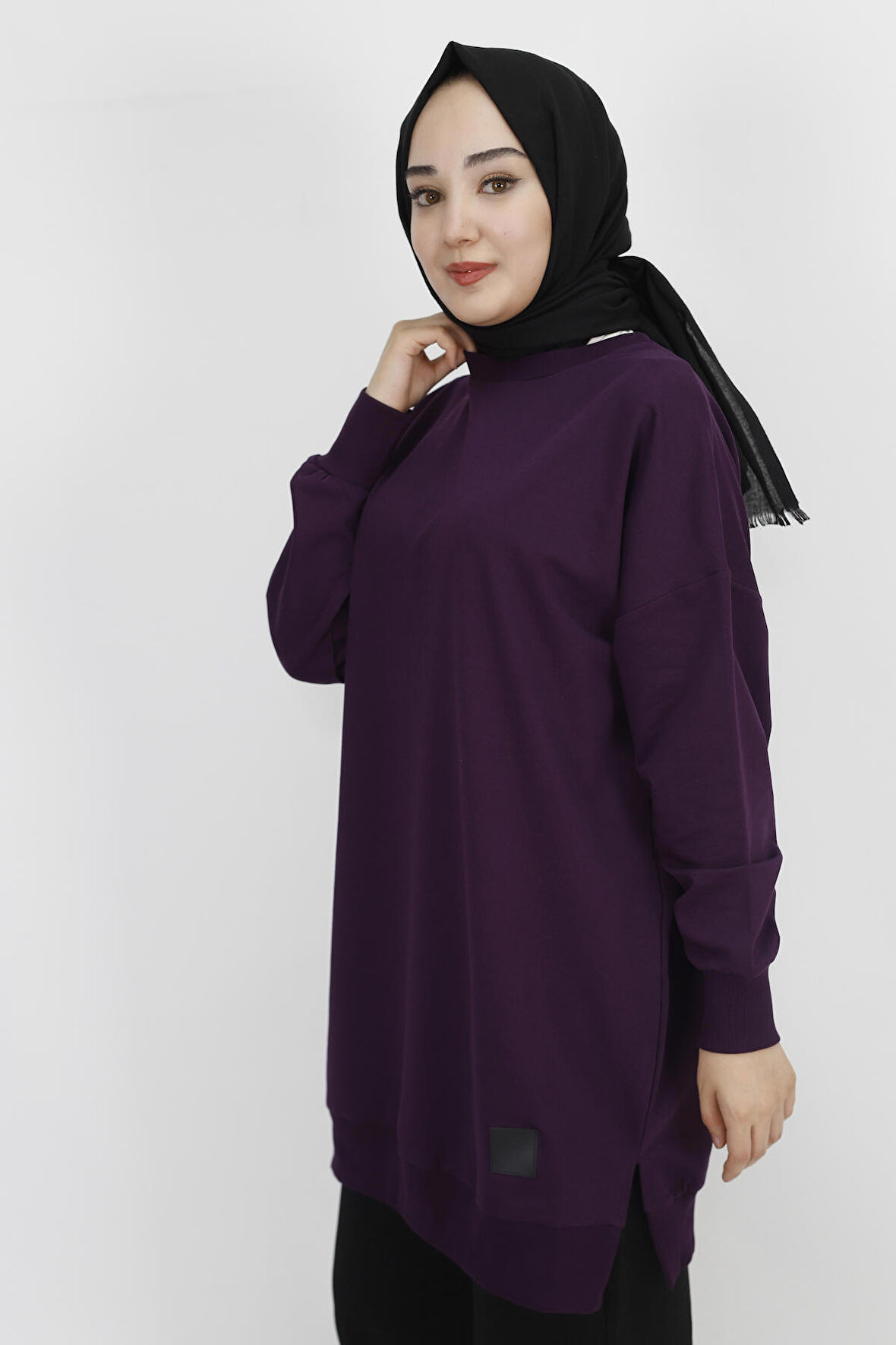 Puane 2 İp Kumaş Basic Tunik