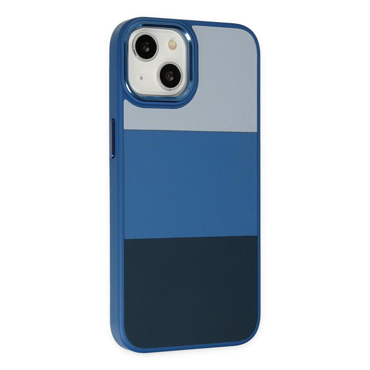 Smcase iPhone 14 Kılıf King Renkli Suni Kapak