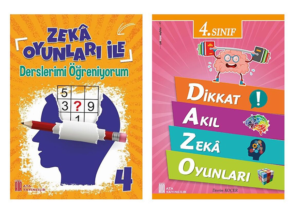 Ata 4.Sınıf Dikkat ve Zeka Oyunları ile Derslerimi Öğreniyorum