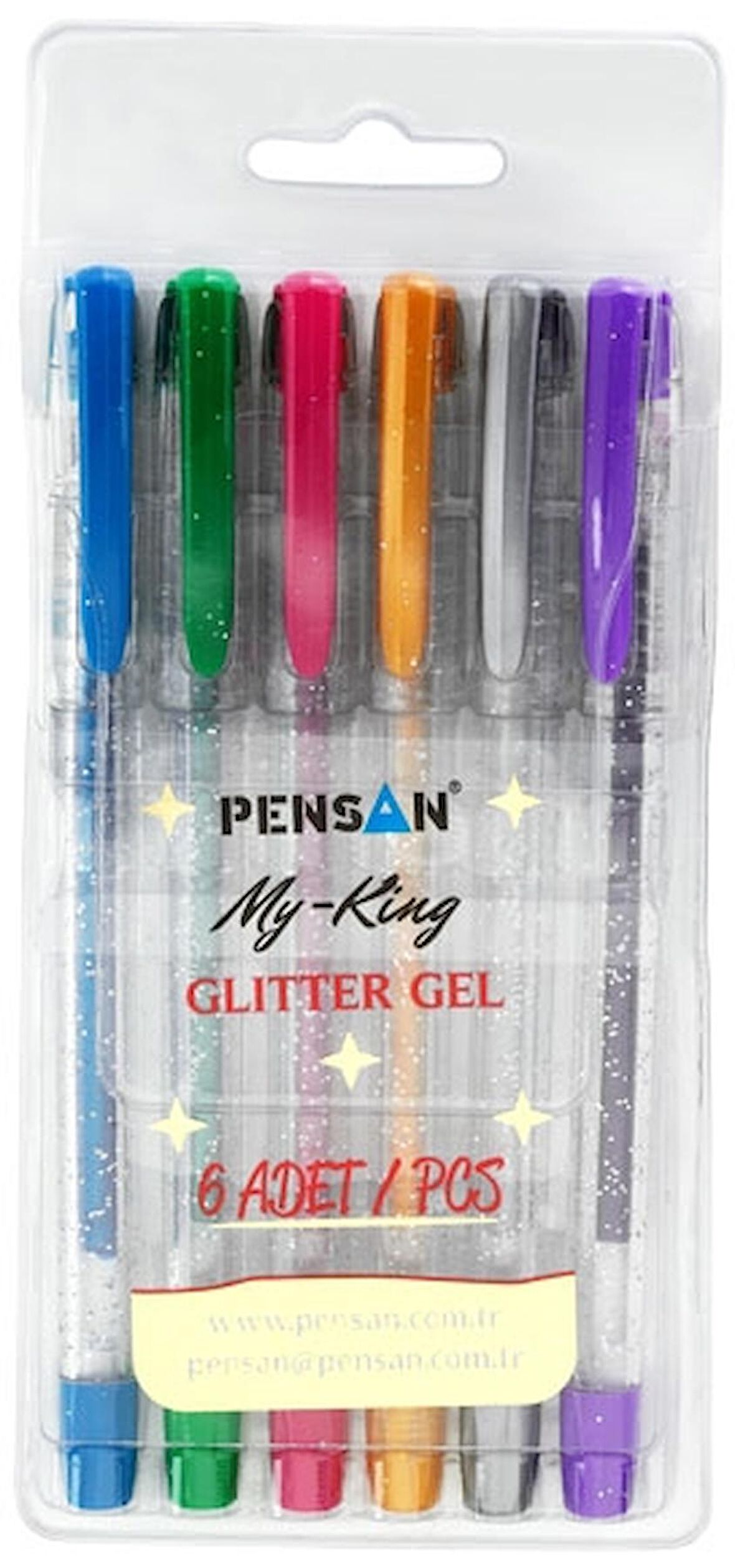 PENSAN JEL KALEM MY-KING 2227 SİMLİ 6 LI 1 Adet