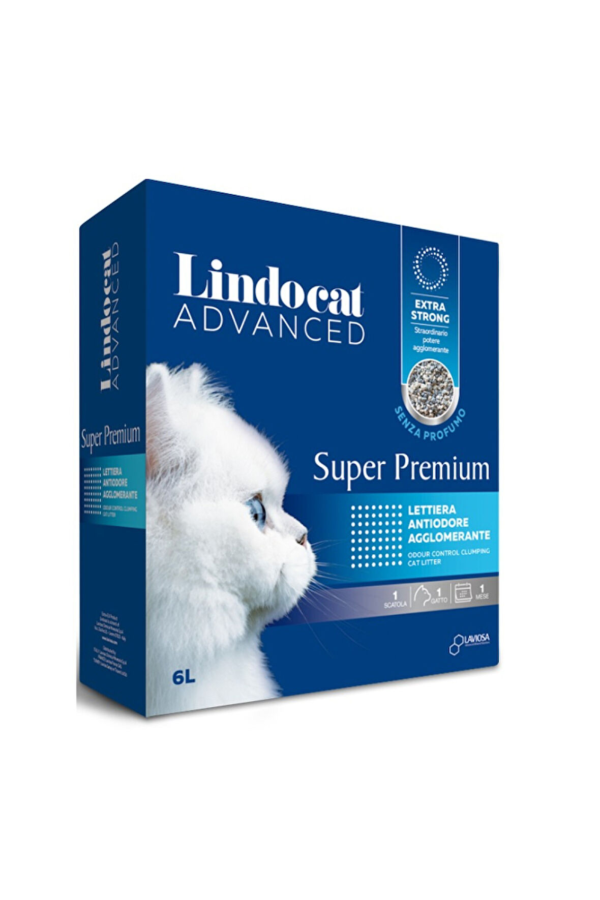 Lindo Cat Advanced Süper Premium Extra Strong Kokusuz Topaklaşan Kedi Kumu 6 Lt.