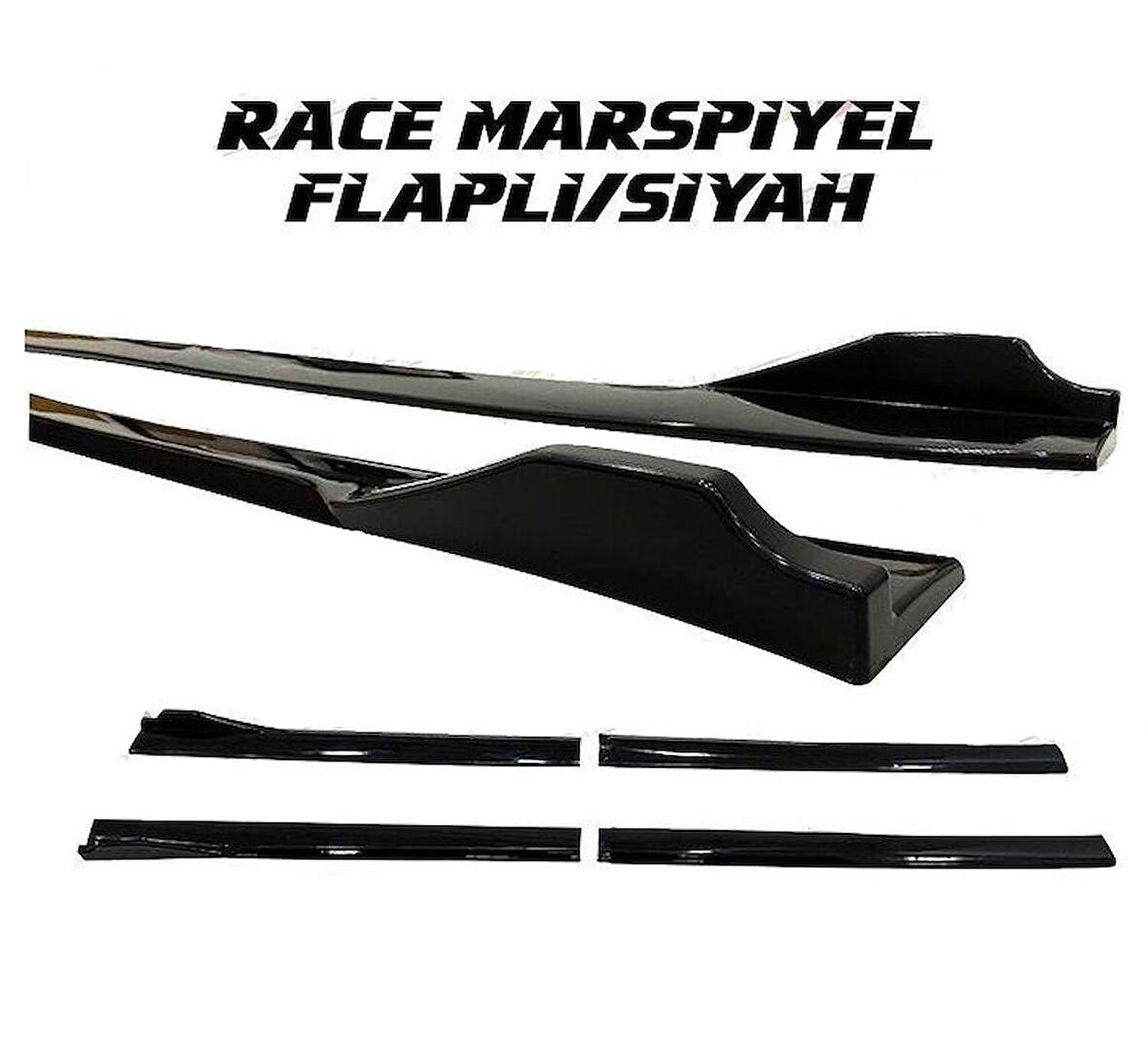 Üniversal Piano Black Kulaklı Flaplı Marşpiyel Lipi Bıçağı Siyah