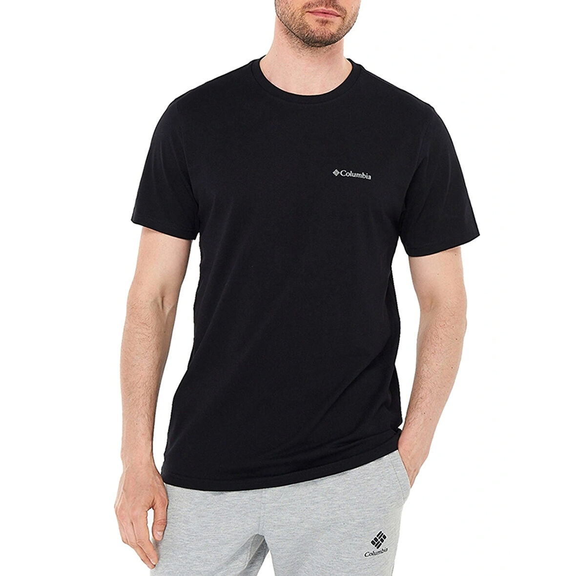 Basic Sm Logo Erkek Siyah Outdoor T-Shirt CS0282-010