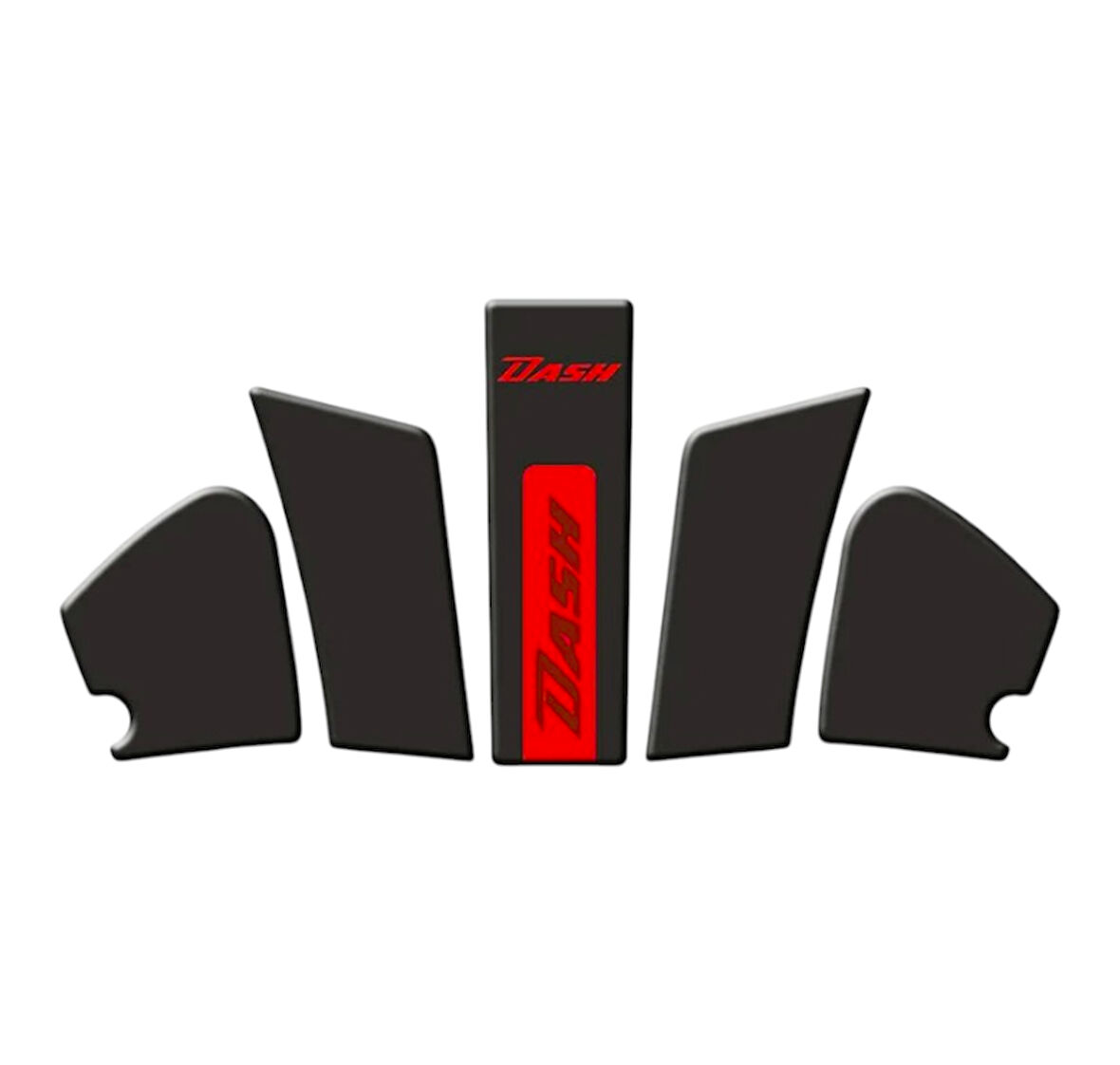 Gogo Tank Pad Set 002 Siyah Kırmızı Hero Dash 125 2022-2024