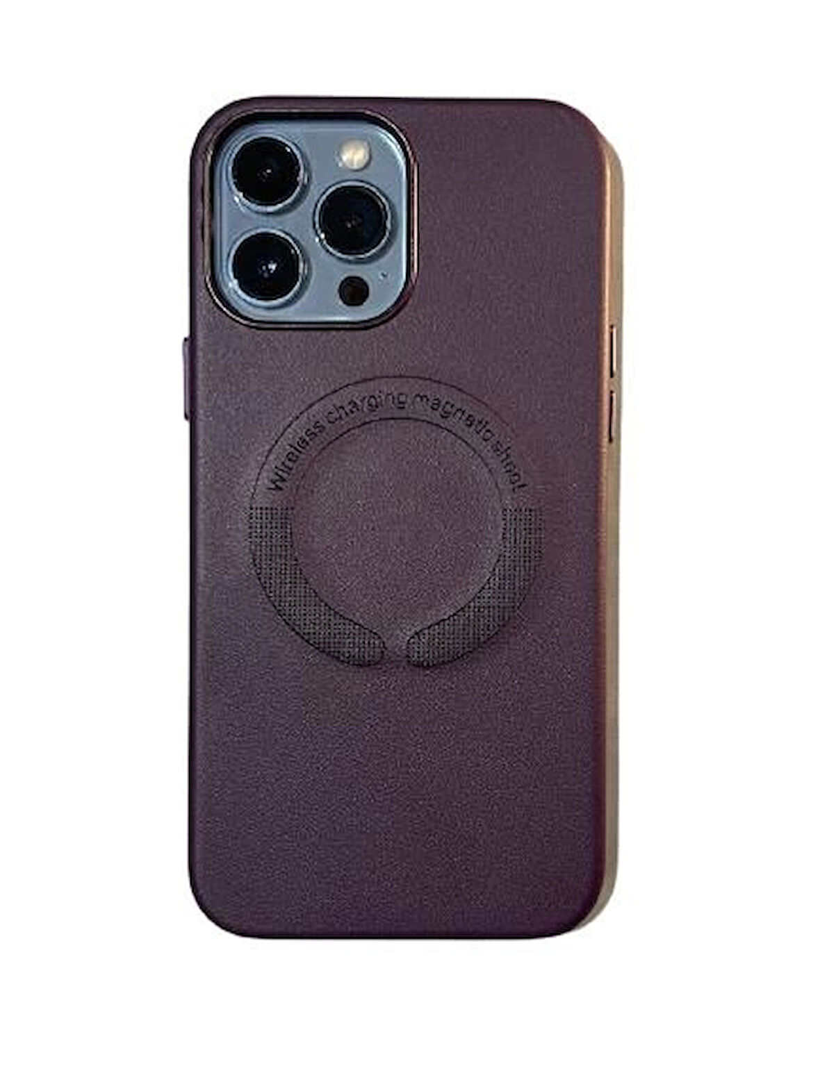 İphone 13 Pro Magsafe Leather Kapak Kılıf