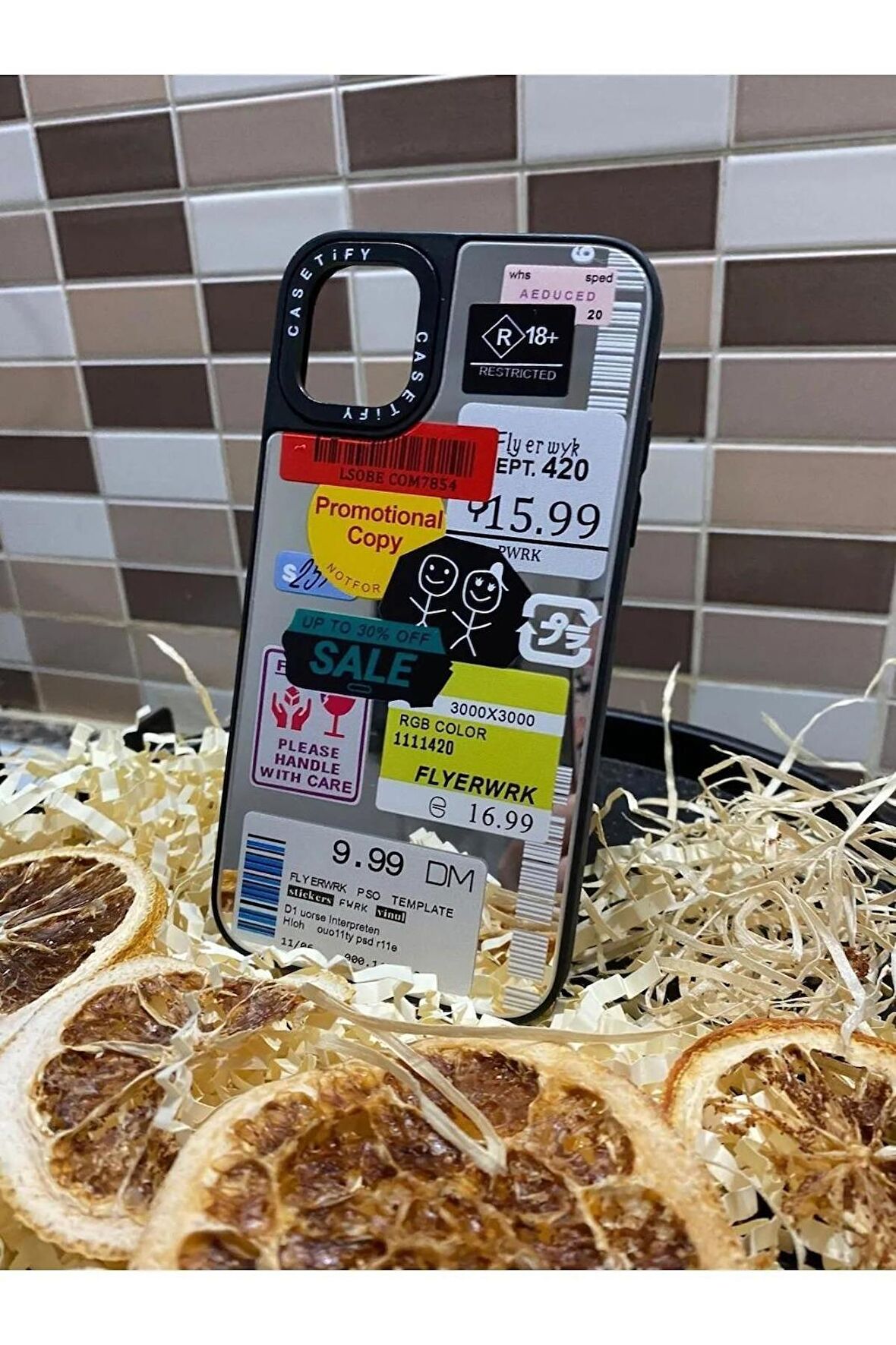 İphone 14 Pro Max Mirror Aynalı Cep Telefonu Kılıfı