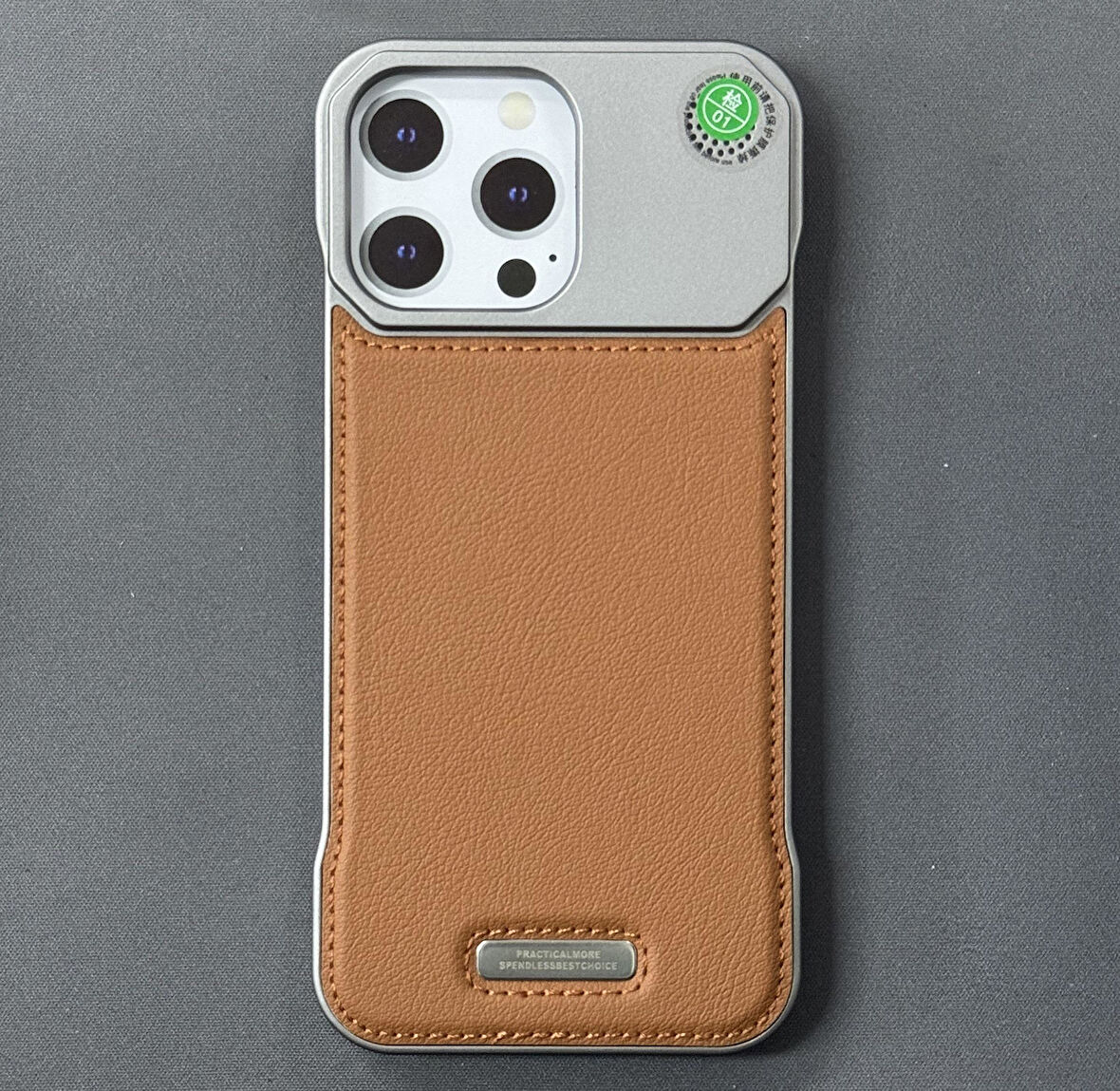 iPhone 16 Pro Max Parfümlü Koku Hazneli MagSafe Uyumlu Deri Kılıf 