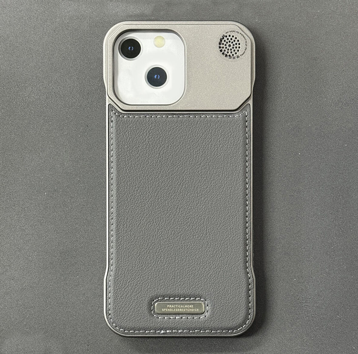 iPhone 15 Parfümlü Koku Hazneli MagSafe Uyumlu Deri Kılıf 