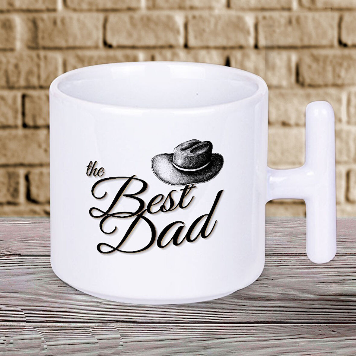 The Best Dad Yazılı Babalar Günü T Kupa Bardak 