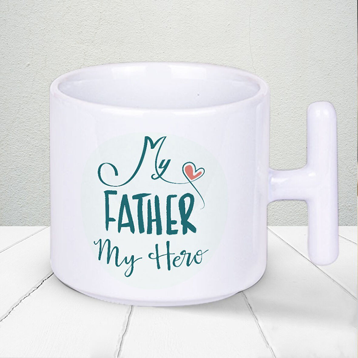 My Father My Hero Yazılı Babalar Günü T Kupa Bardak