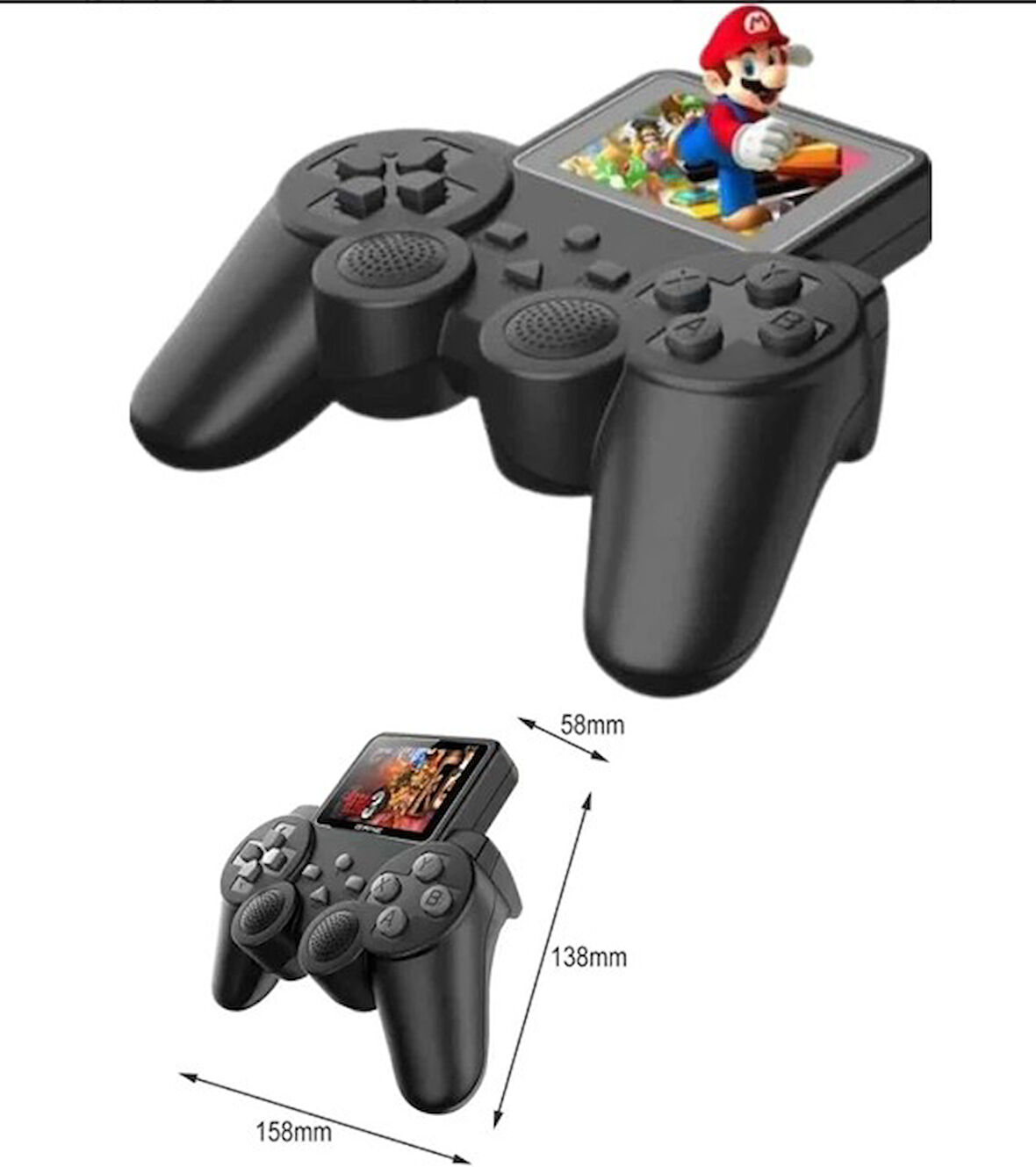 S10 Gamepad 520 Oyunlu Klasik Taşınabilir Retro Oyunlar Oyun Konsolu El Atarisi