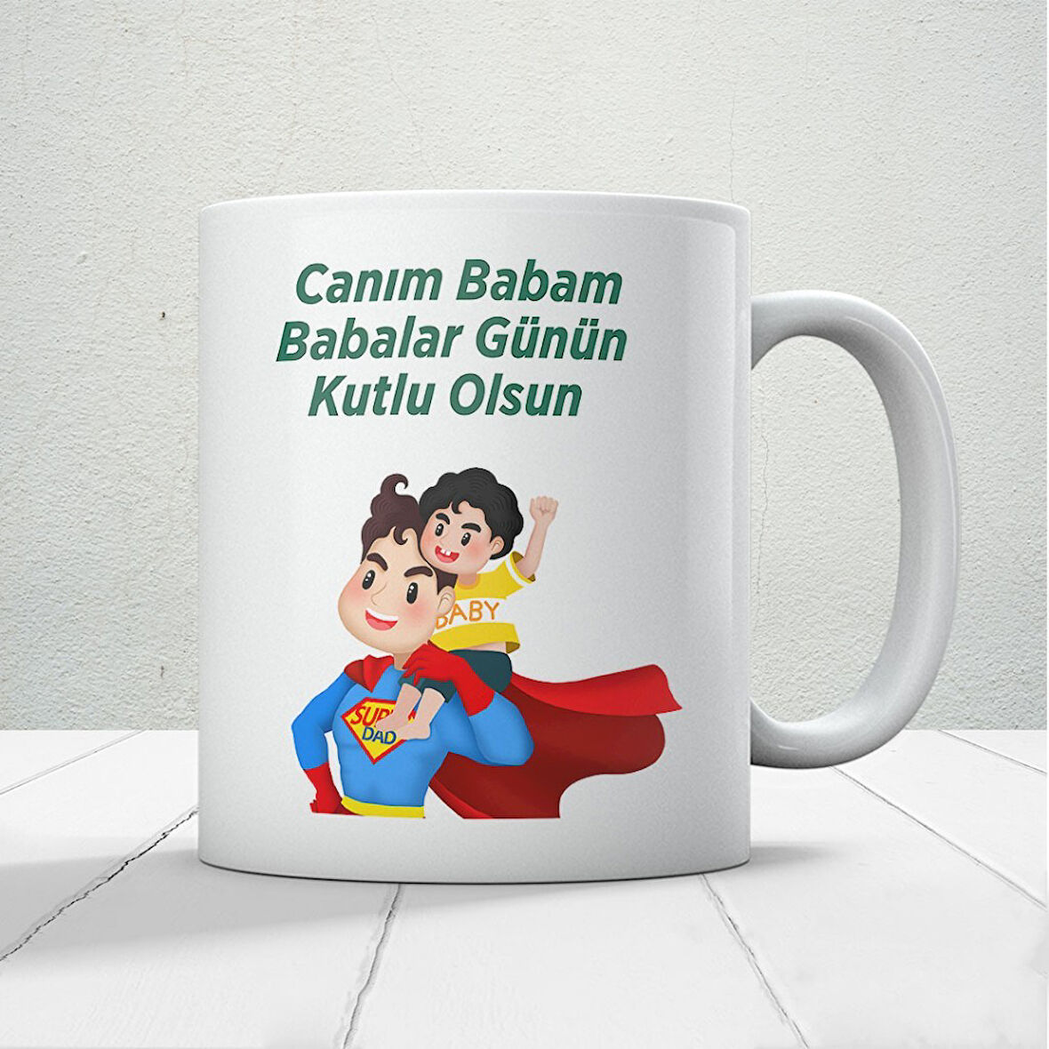 Canım Babam Baskılı Babalar Günü Kupa Bardak Kahve Kupa Bardak-5