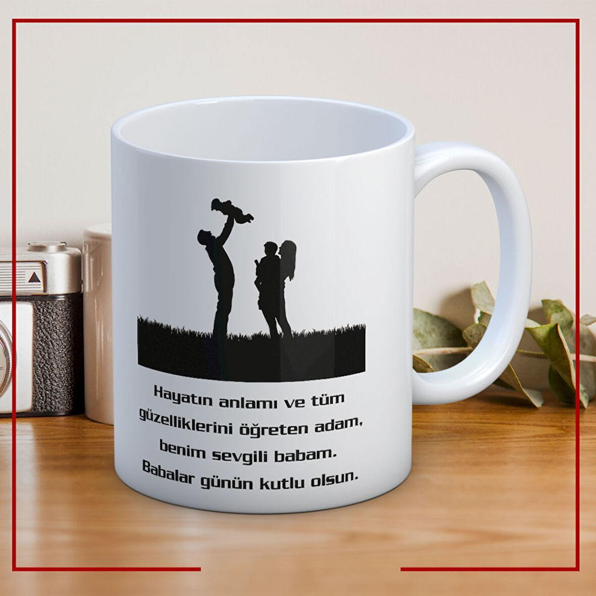 Benim Sevgili Babam Baskılı Babalar Günü Kupa Bardak Kahve Kupa Bardak