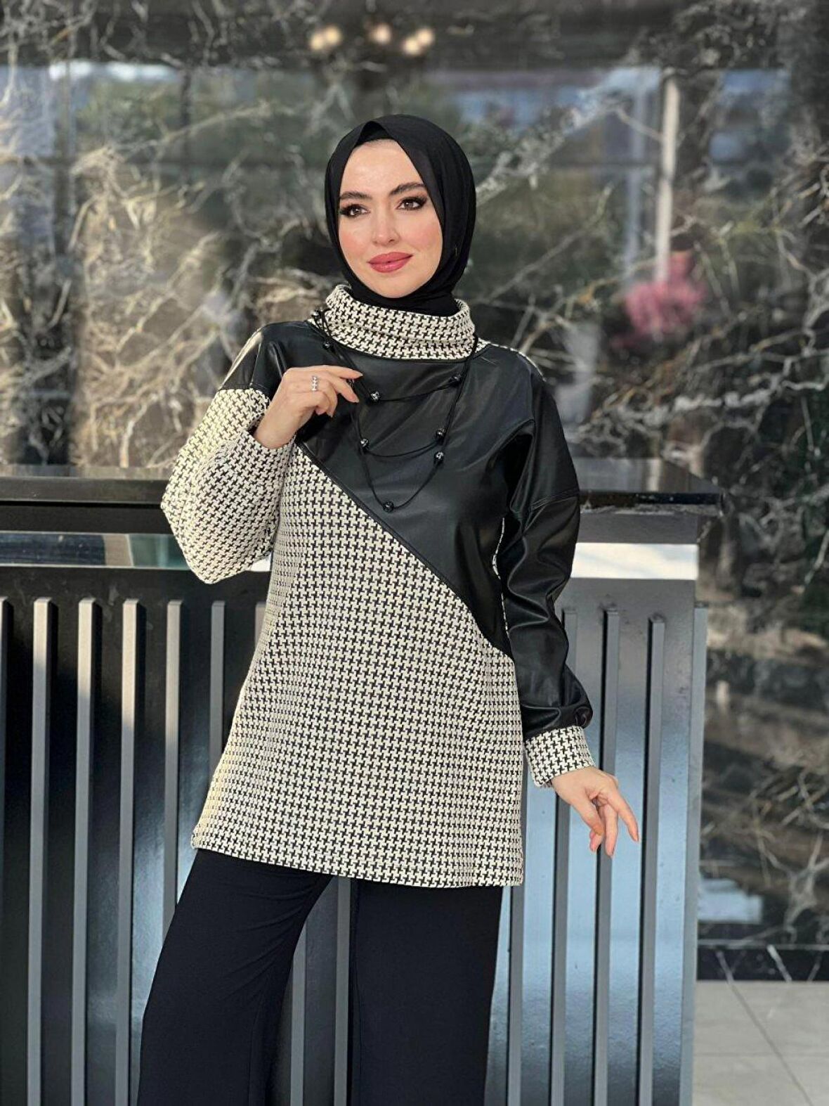 Elif Tunik Siyah Beden 48