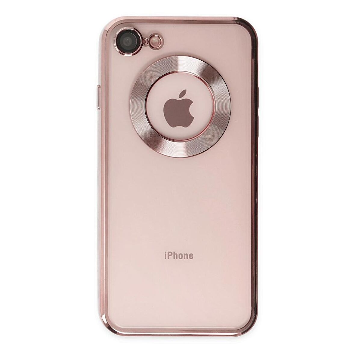 Smcase iPhone SE 2022 Kılıf Kamera Korumalı Omega Slote Lazer Silikon