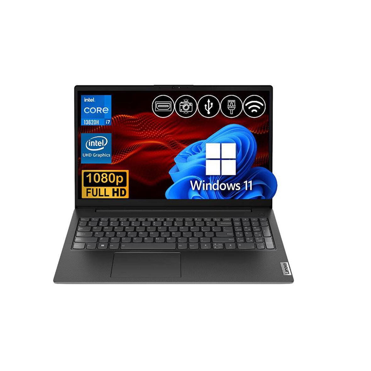 Lenovo V15  i7-13620H 16GB 1TB M.2 SSD 83A100QRTR ATL16 15.6" W11Pro Taşınabilir Bilgisayar