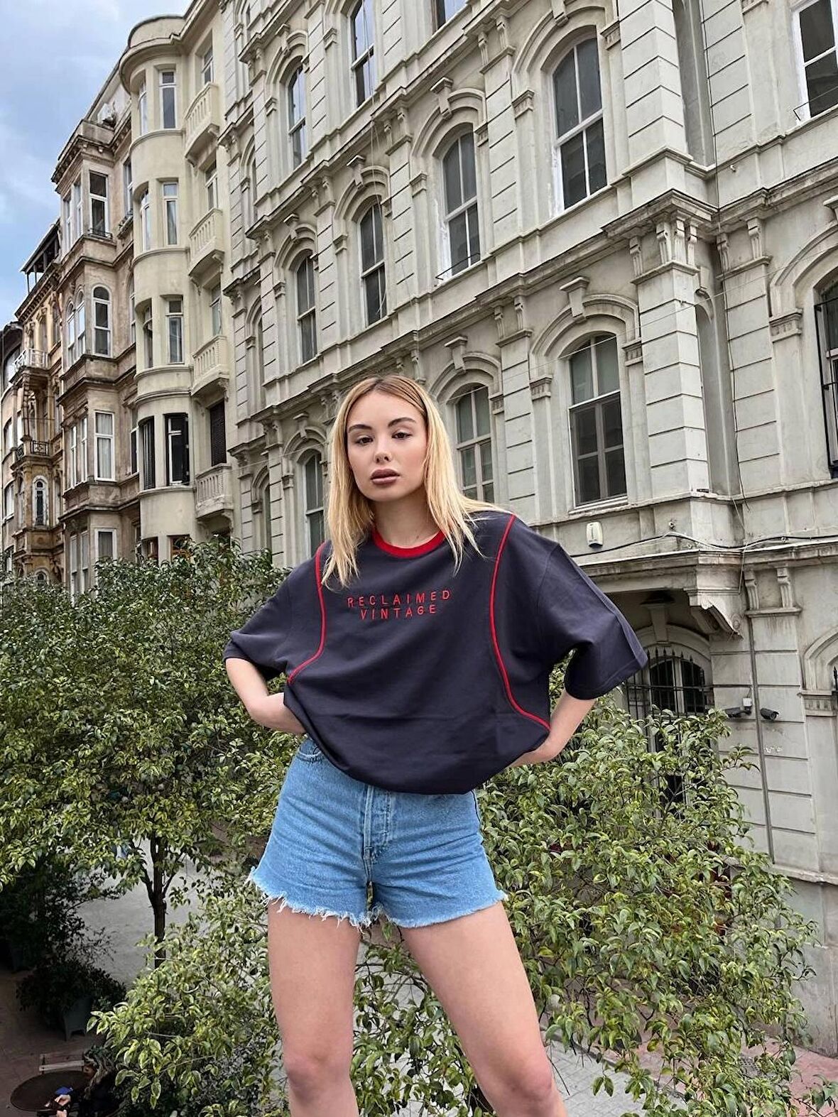 Reclaimed Vintage Füme T-shirt