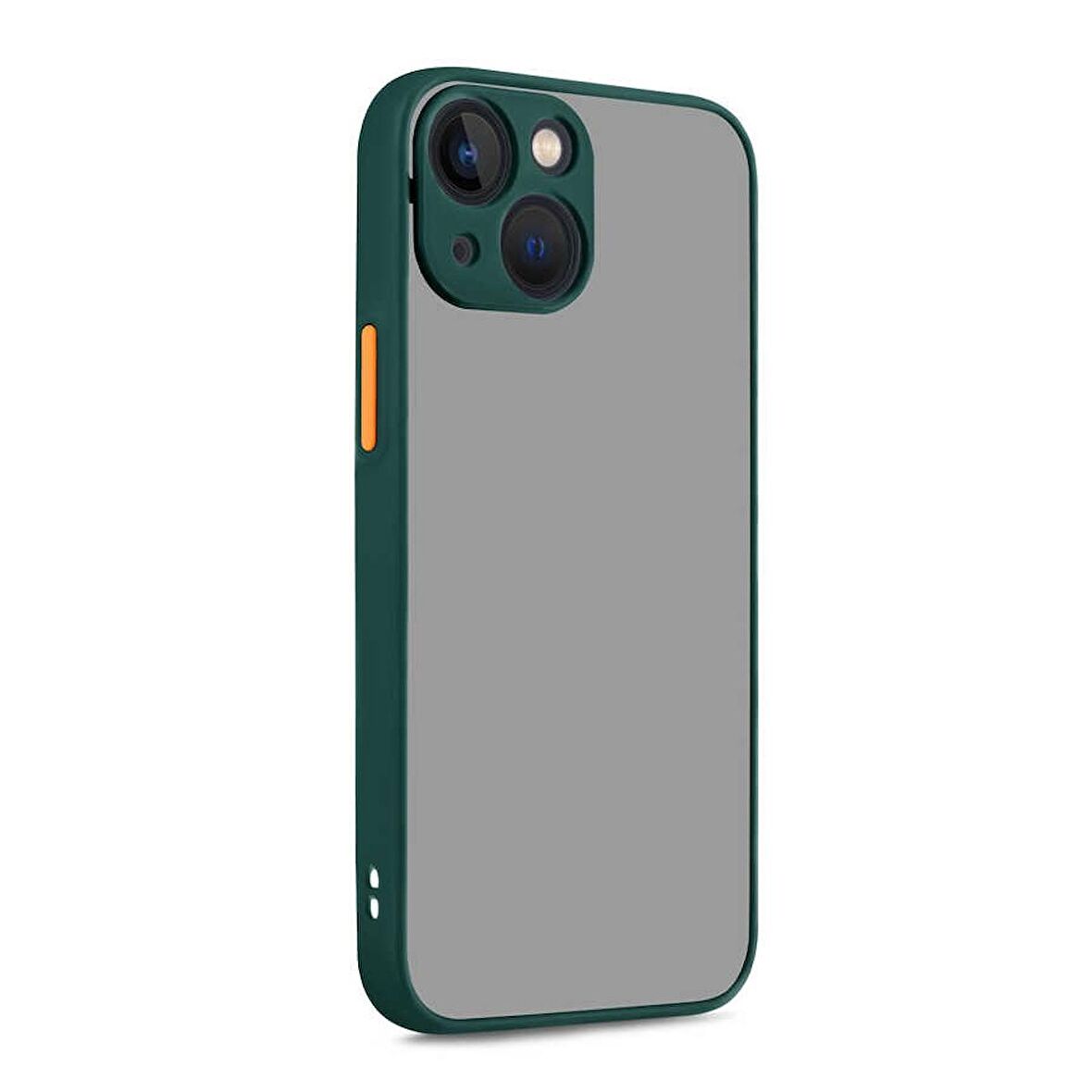 Smcase iPhone 14 Kılıf Kamera Korumalı Renkli Bumper Hux Silikon
