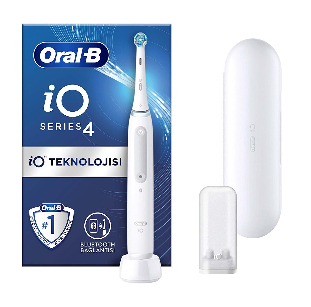 Oral-B iO 4 Şarjlı Diş Fırçası - Beyaz
