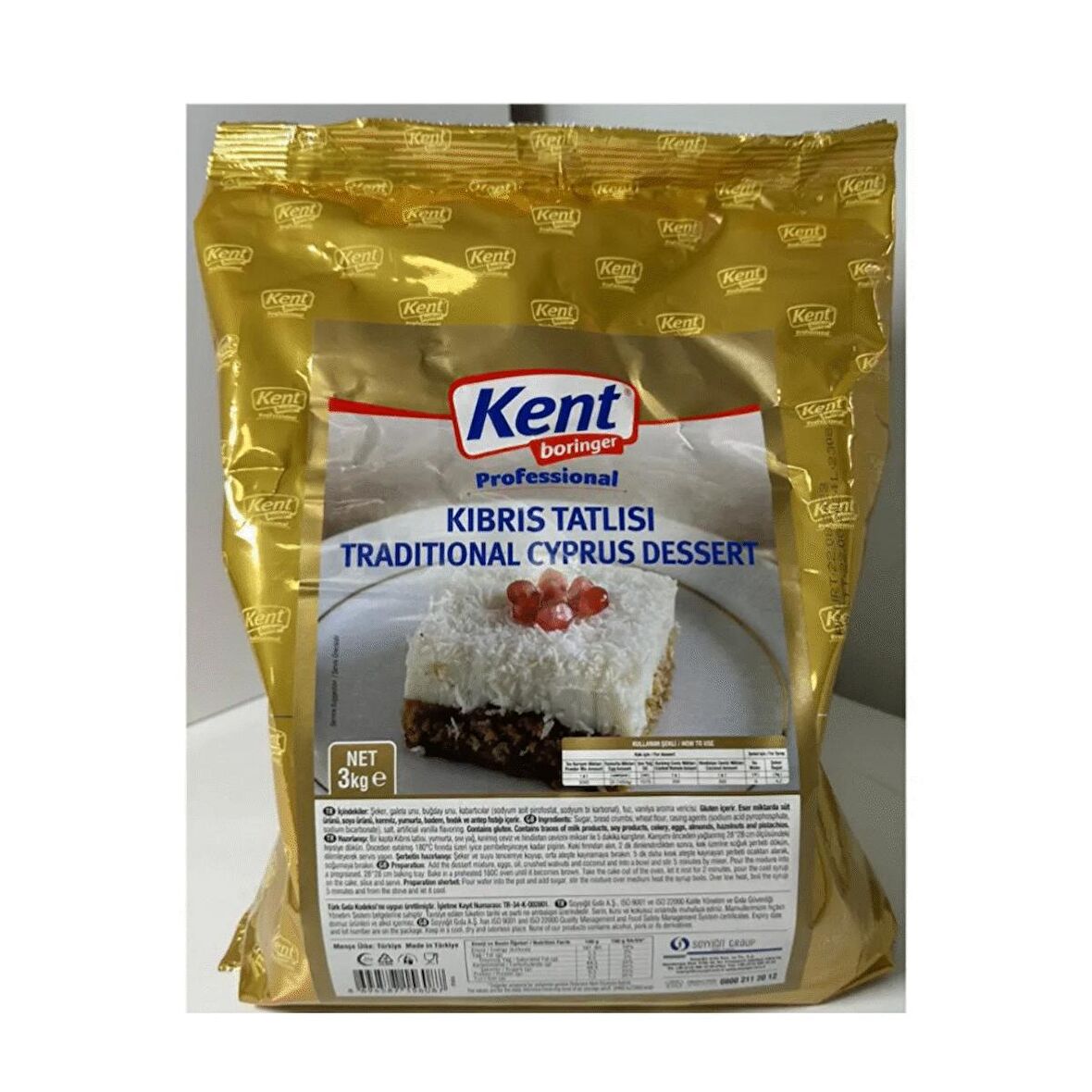 Kent Boringer Kıbrıs tatlısı 3kg
