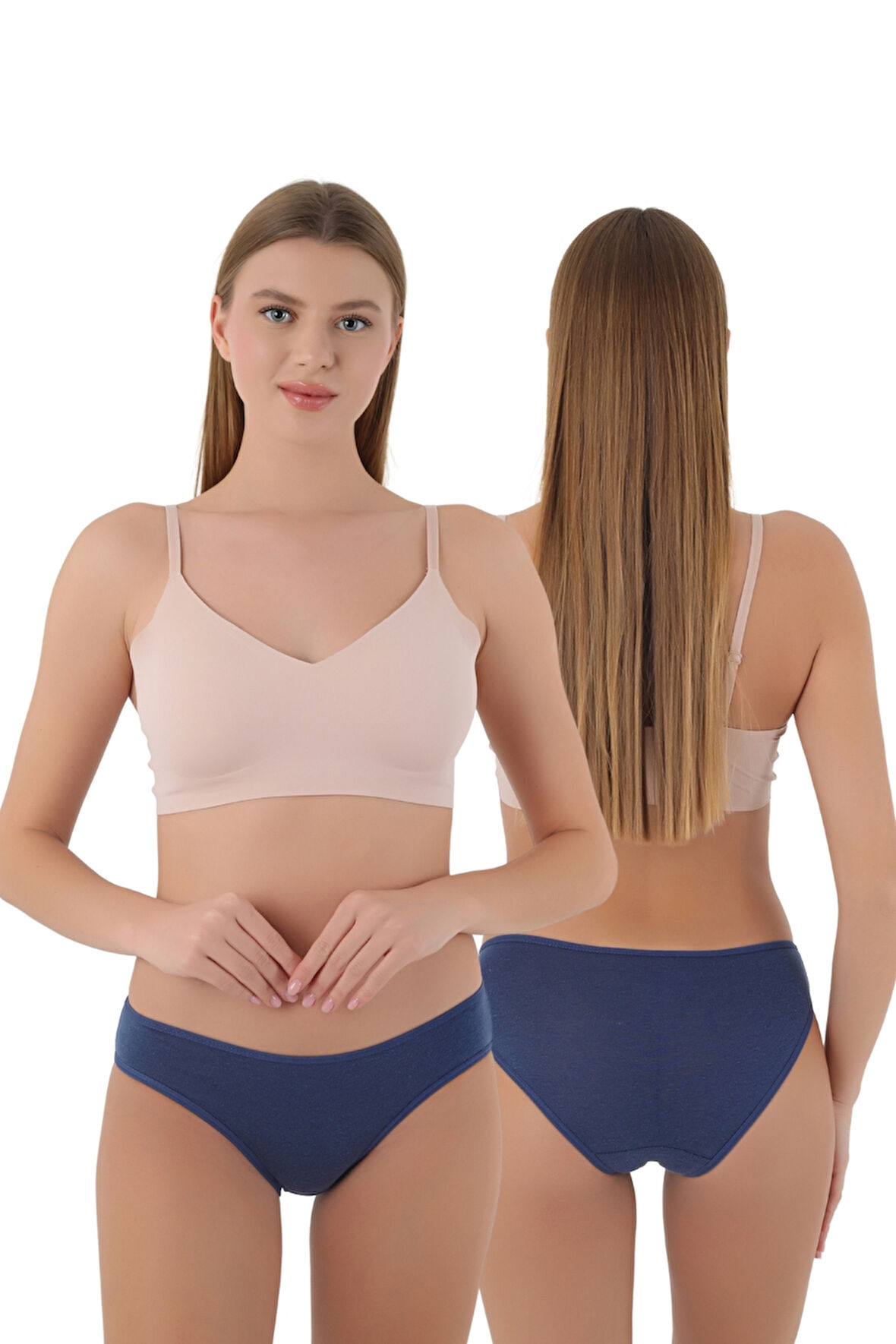 Kadın Külot Likralı Penye 1'lİ Premium Paket 