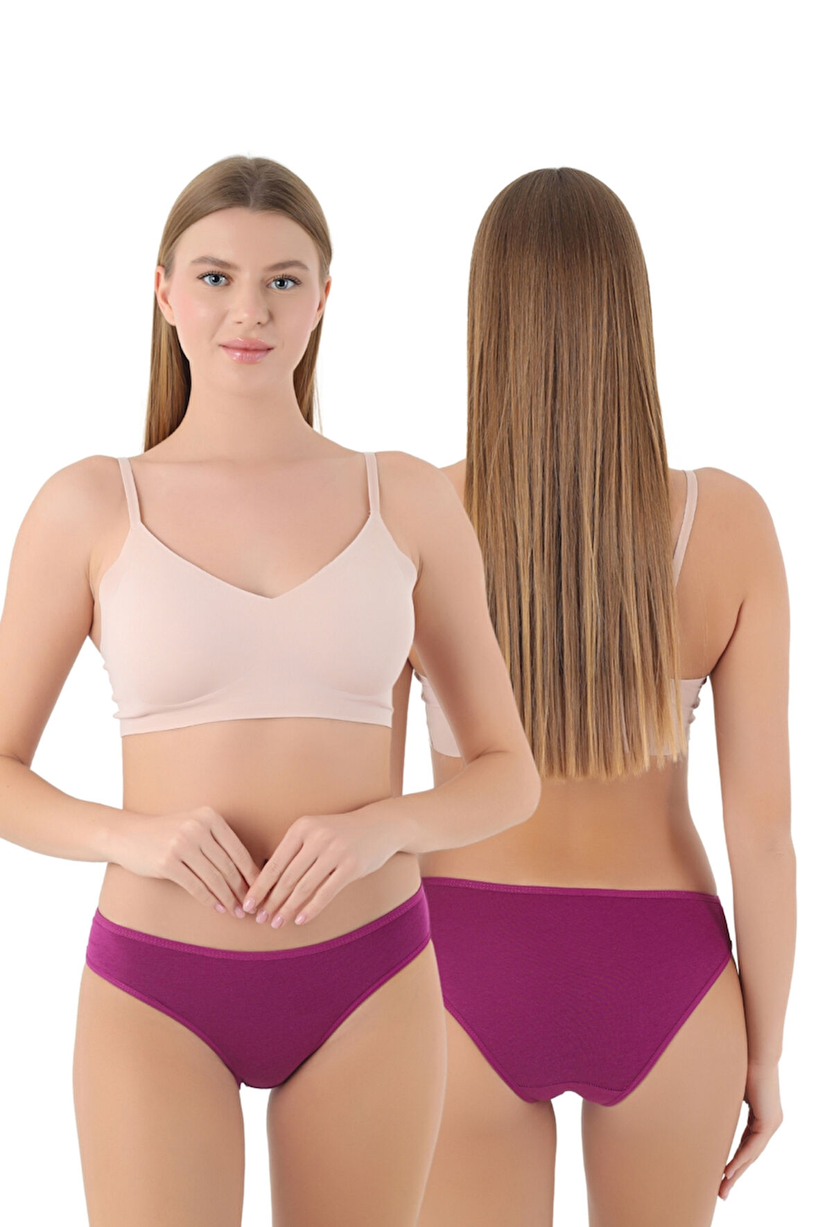 Kadın Külot Likralı Penye 1'lİ Premium Paket 