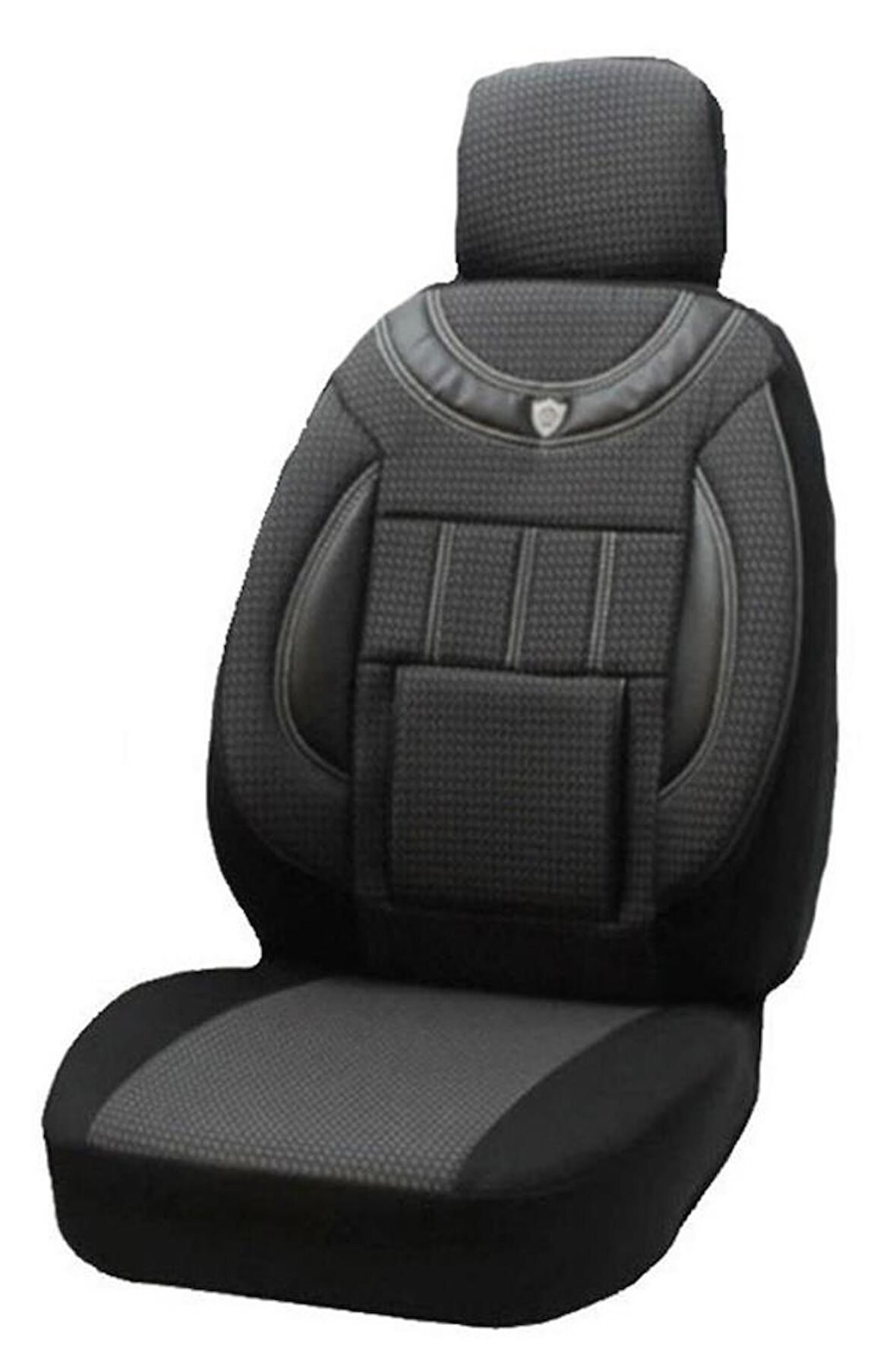 Ford Transit Panelvan Uyumlu 2+1 Koltuk Kılıfı - FÜME - SİYAH