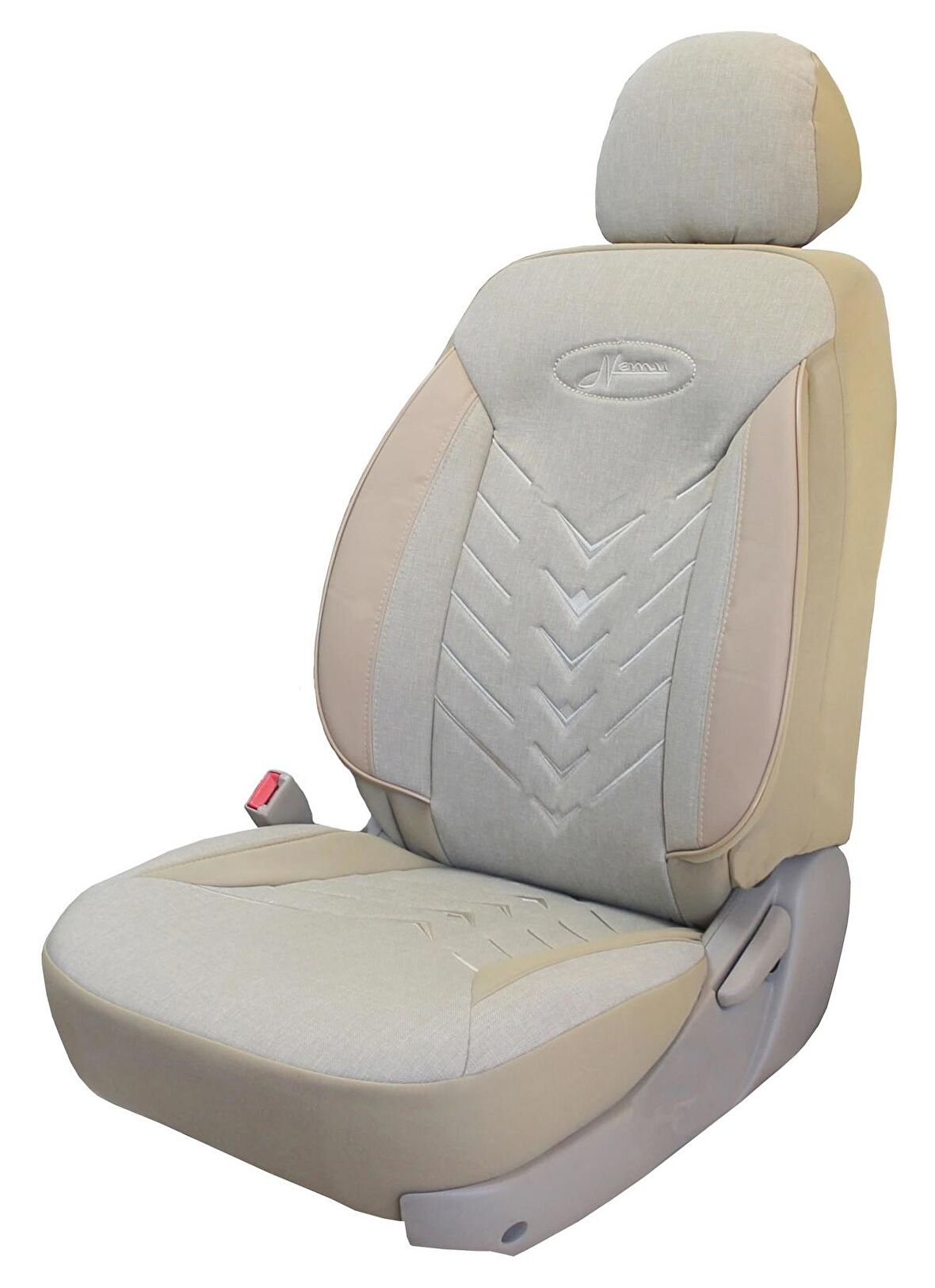 Daewoo Tico  Uyumlu Keten Kumaş Oto Koltuk Kılıfı - DÜZ BEJ