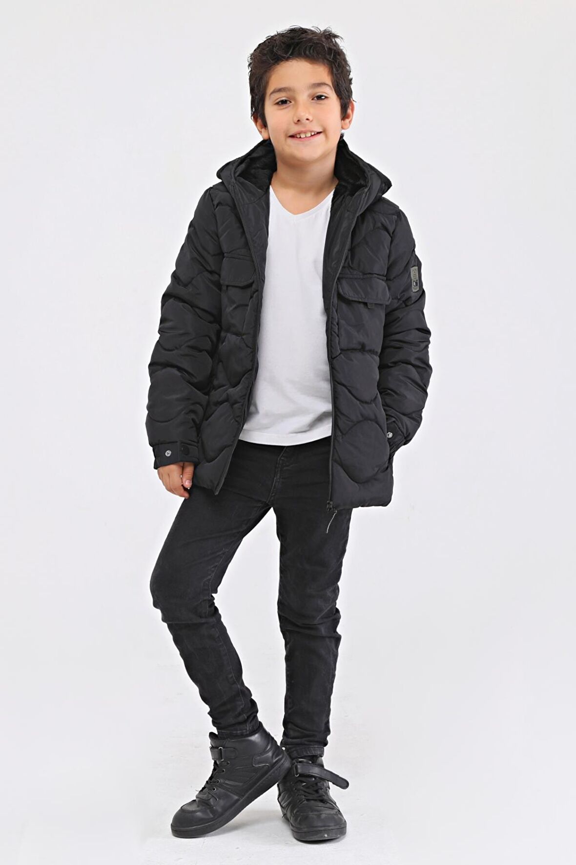 Benittokids Erkek Çocuk Mont Siyah 51230S