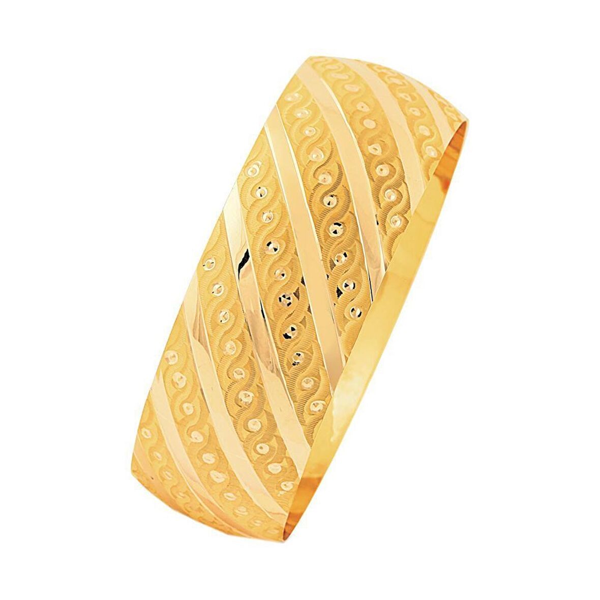 Bilezikhane 14 Ayar Mega Bilezik Sade Model 25.00 Gram