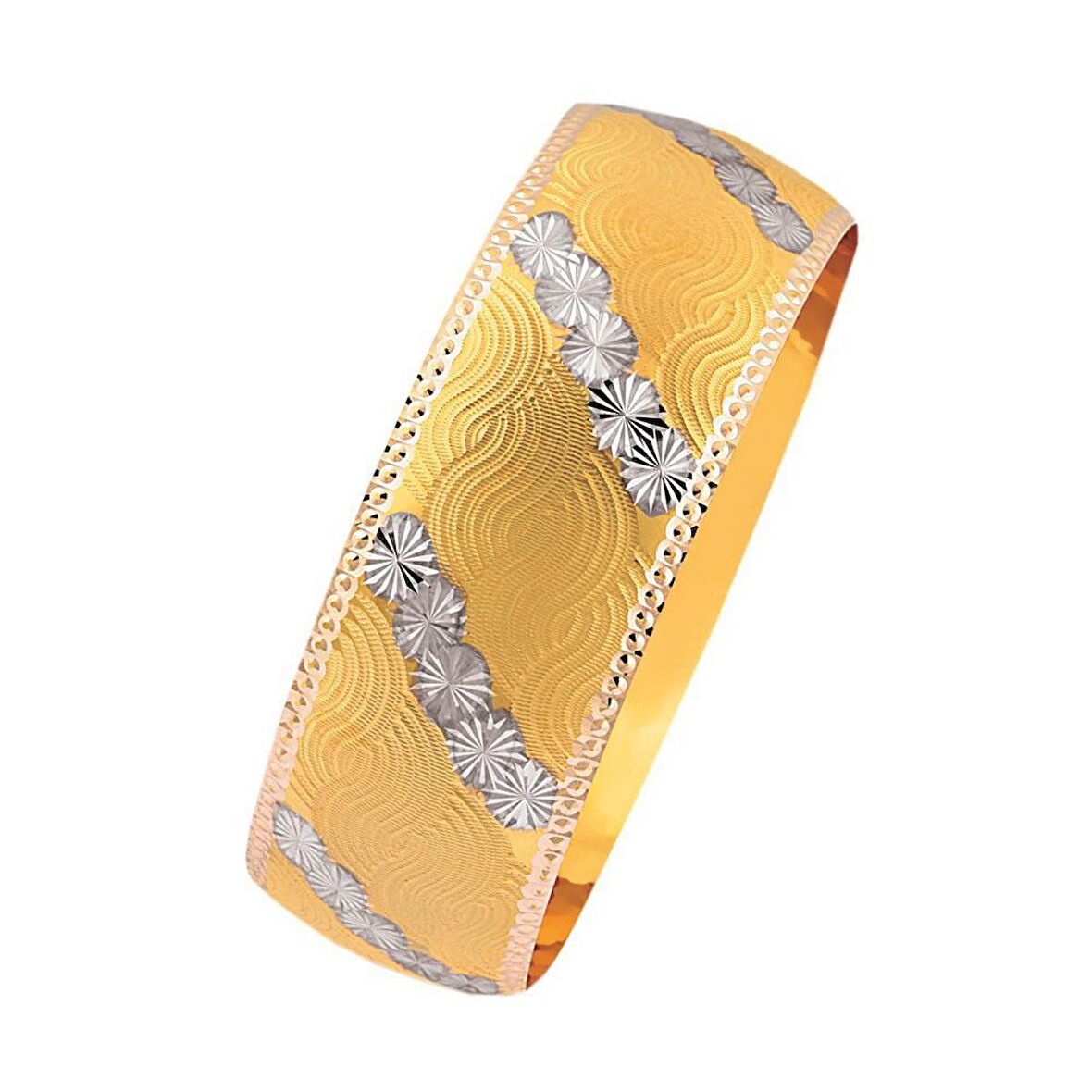 Bilezikhane 14 Ayar Mega Bilezik 25.00 Gram Ebru Model