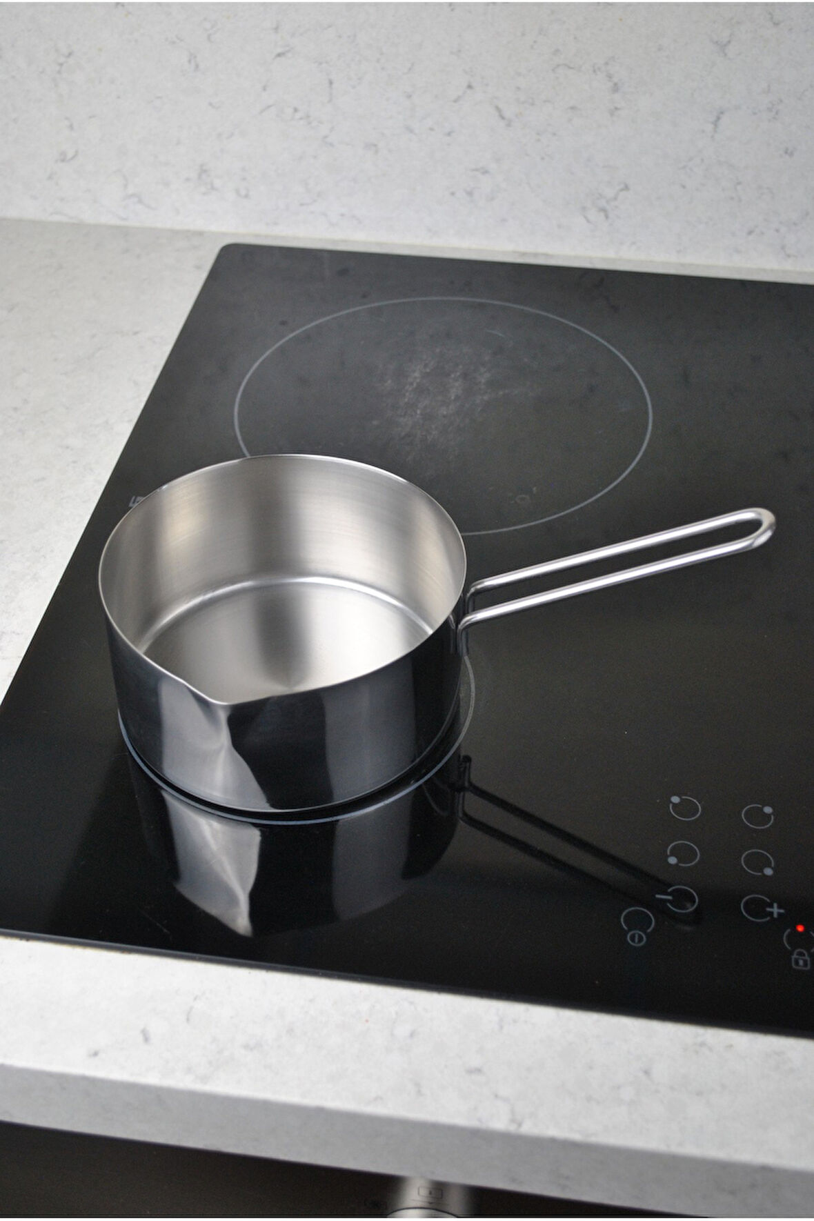 1 Adet 14 Cm 304 Paslanmaz Çelik Kaçerola Sütlük Ve Sosluk 14x7 Cm Mini Yumurta Tavası