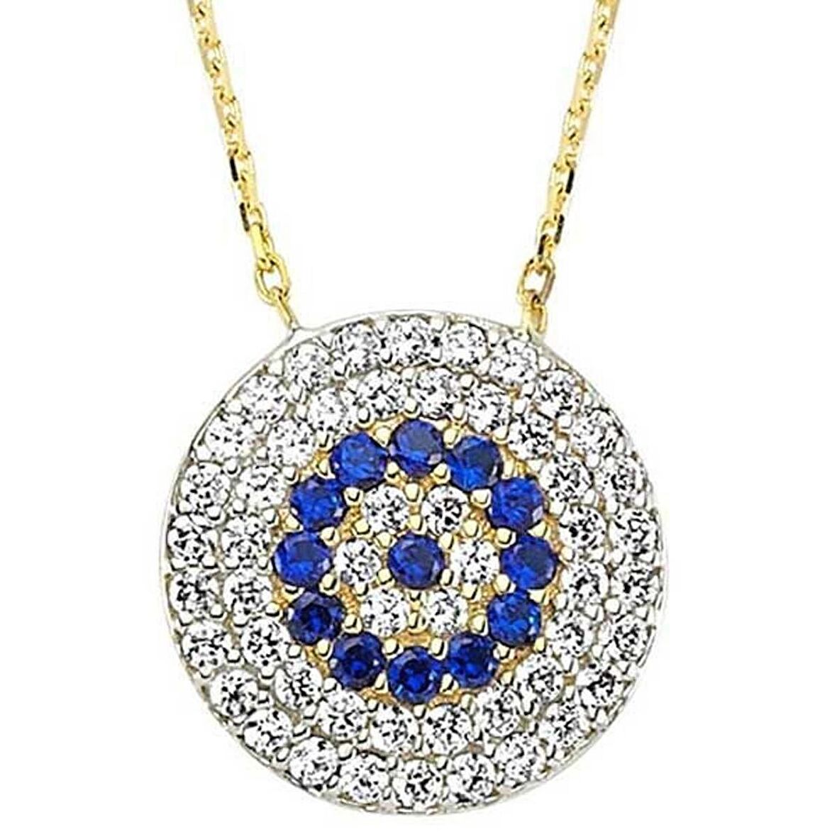 Bilezikhane Sosyete Gözü Kolye 2,33 Gram 14 Ayar Altın