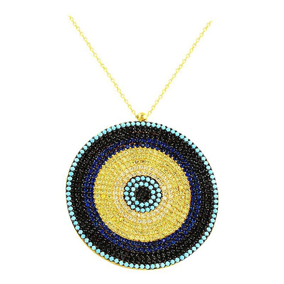 Bilezikhane Göz Kolye 11.24 Gram 14 Ayar Altın