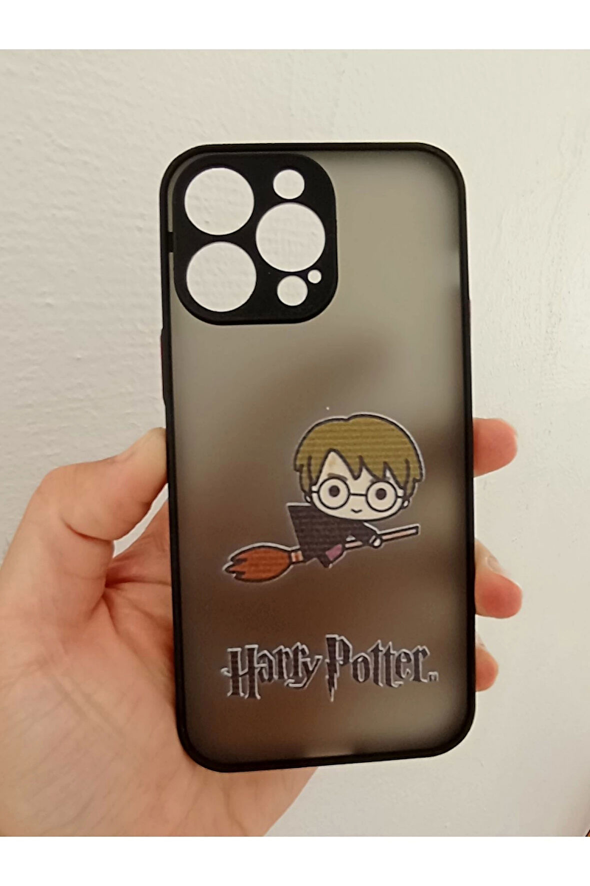 İPhone 14 Pro Max Uyumlu Kamera Korumalı Harry Potter Kılıf Tuşları Renkli Hux Kapak