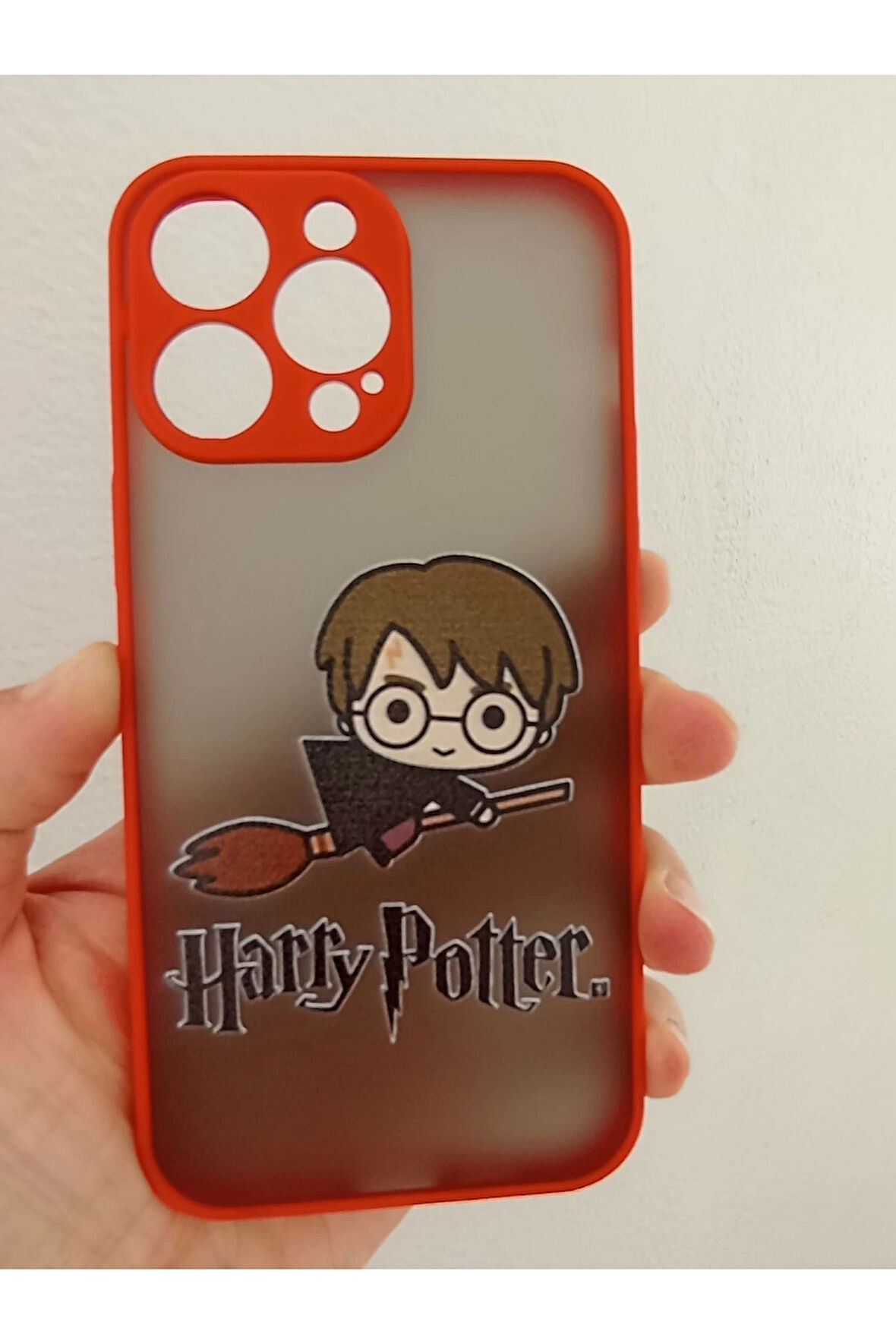 İPhone 14 Pro Max Uyumlu Kamera Korumalı Harry Potter Kılıf Tuşları Renkli Hux Kapak