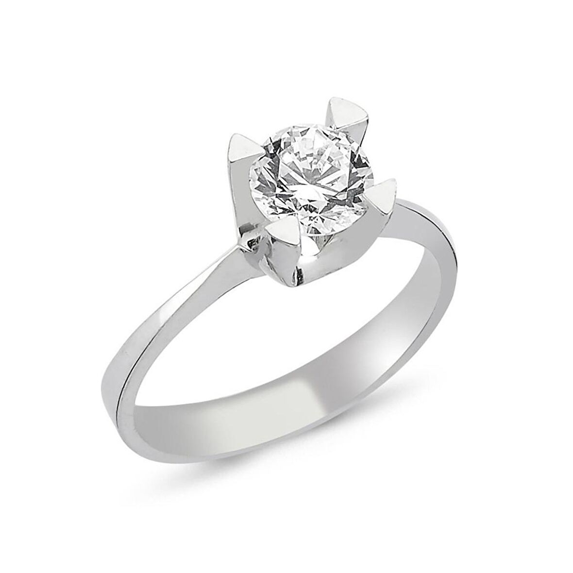 Bilezikhane Altın Tektaş Yüzük 3.38 Gram 14 Ayar Altın