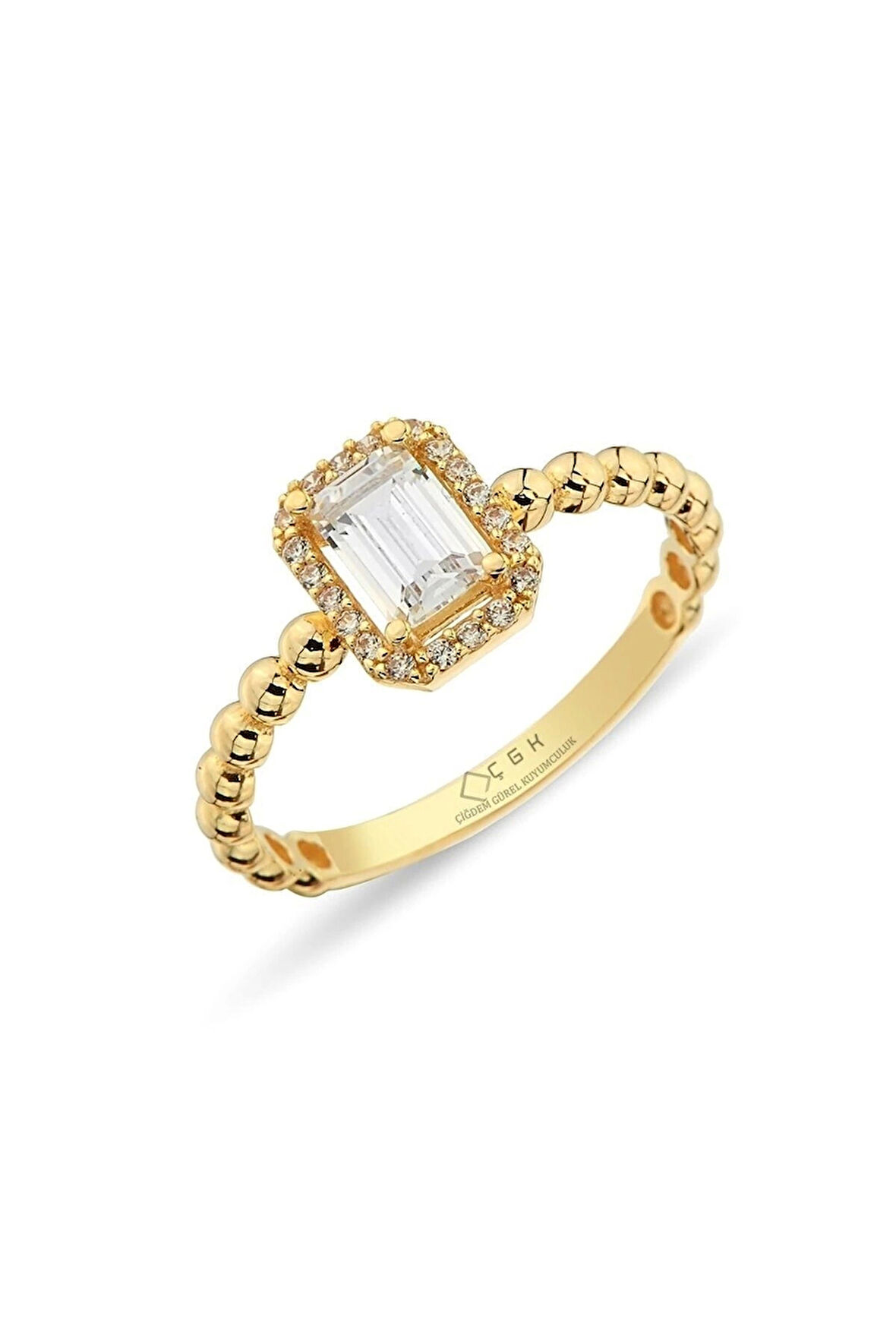 Baget Altın Yüzük 14yeni0114