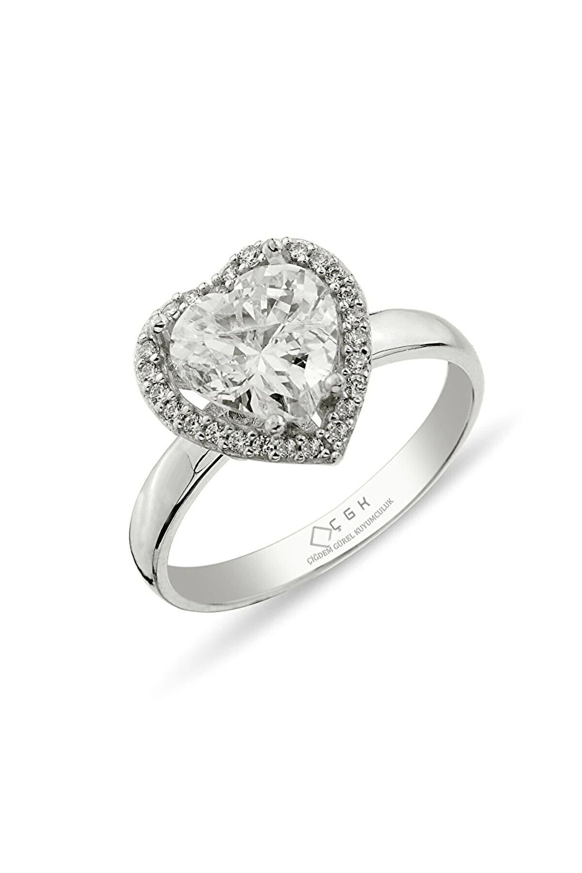 Kalpli Tektaş Altın Yüzük 14yeni0117