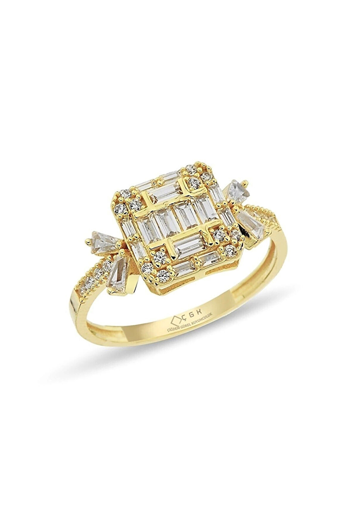 Baget Altın Yüzük 14yeni0132