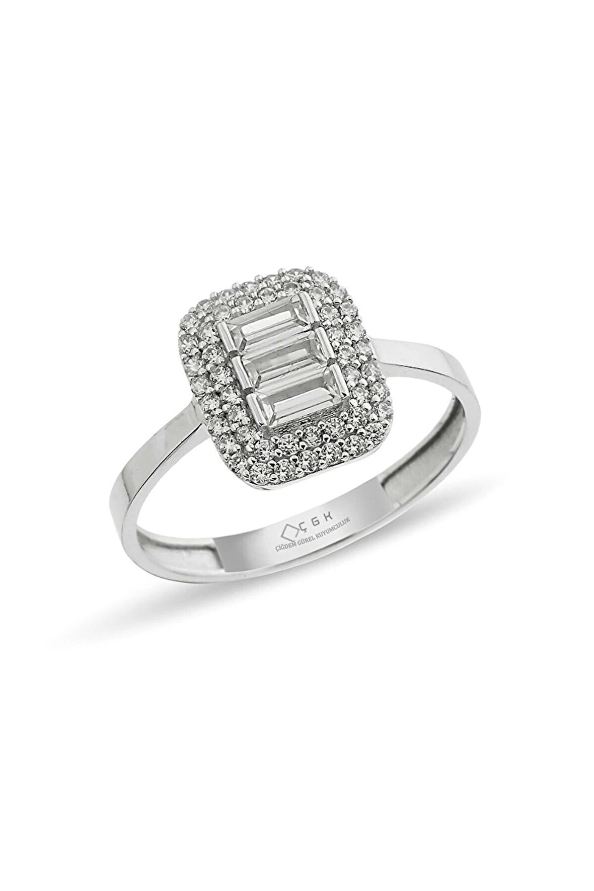 Baget Altın Yüzük Bagetsetyzk06 14yeni0062