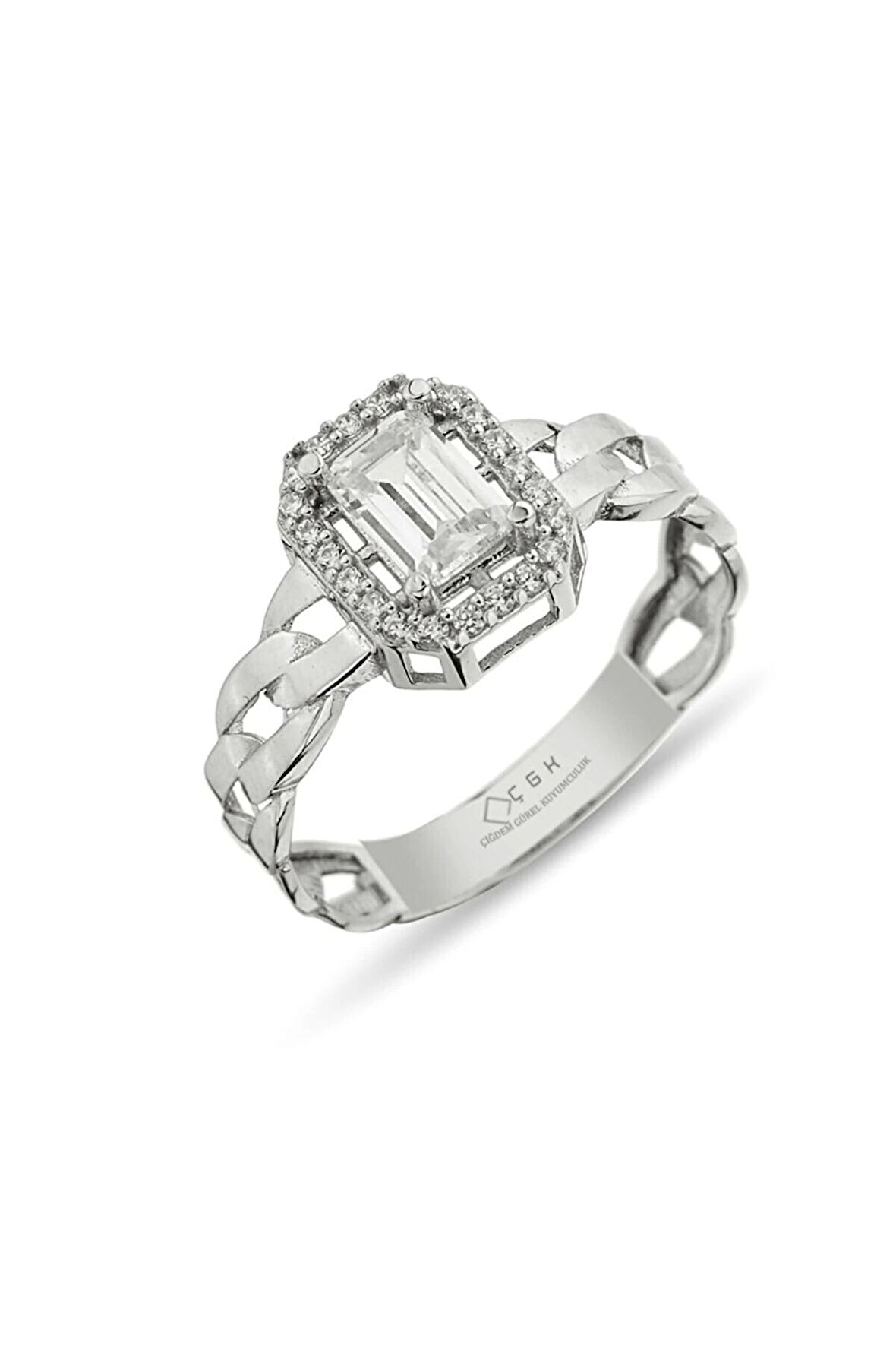 Baget Altın Yüzük Zy087 14yeni0067