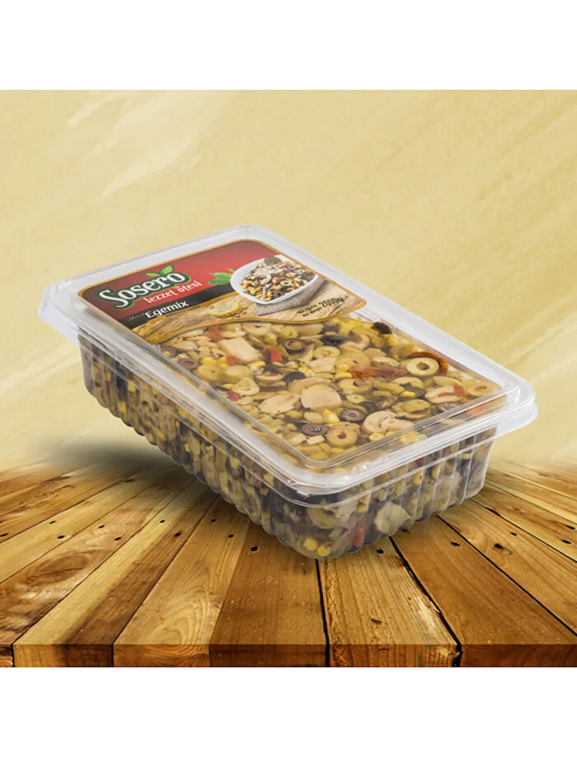 Egemix Zeytin Salatası (Vakum Tabak) 2 kg.