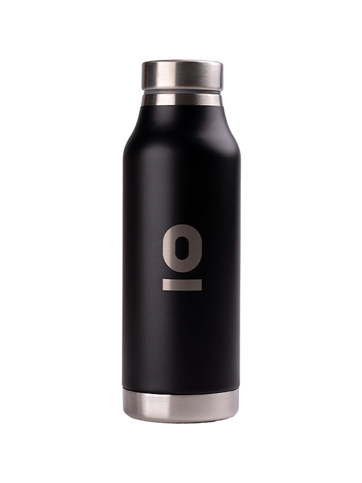 Paslanmaz Çelik Siyah Çelik Matara 530 ml No:85