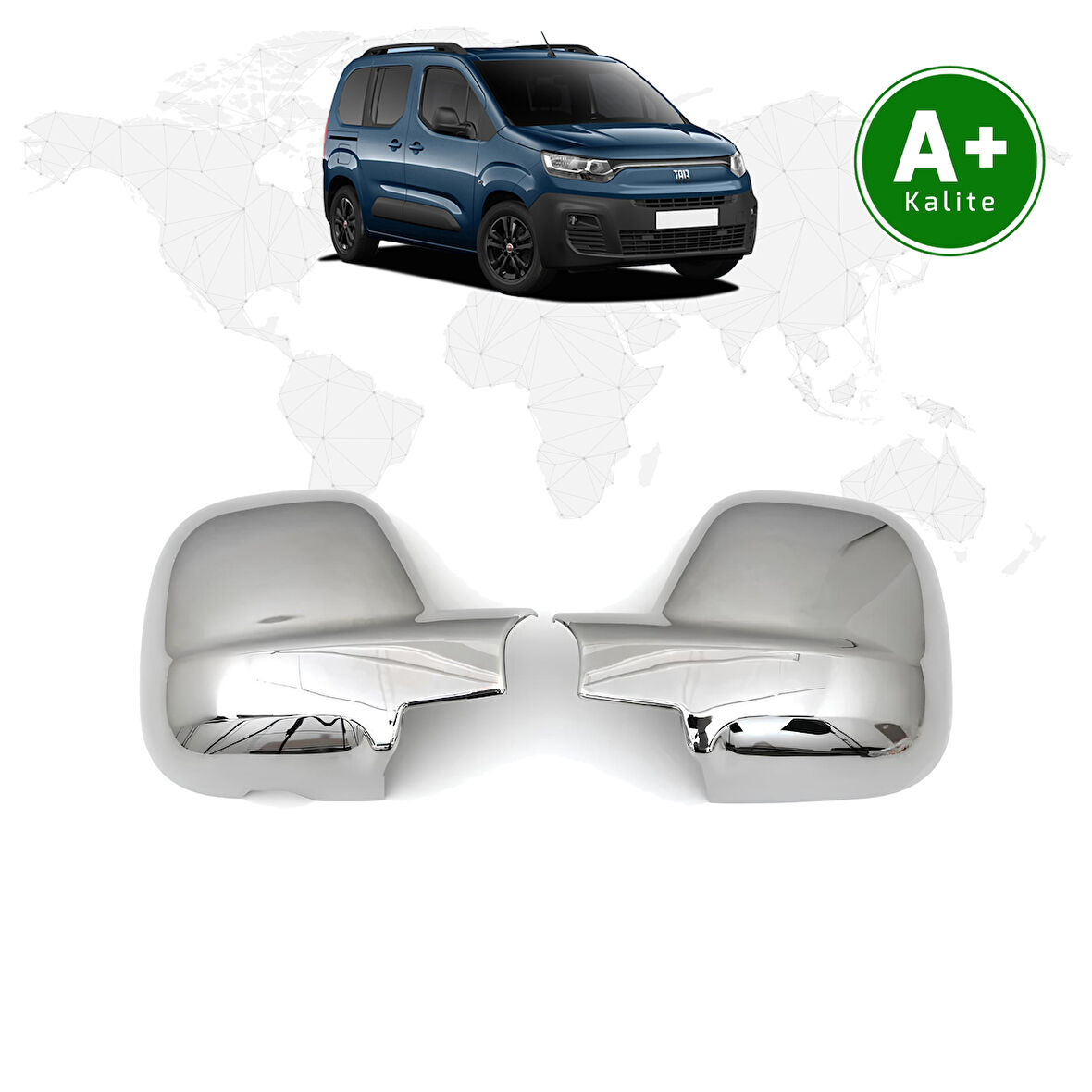 Fiat Doblo Krom Ayna Kapağı 2023 Model ve Sonrası